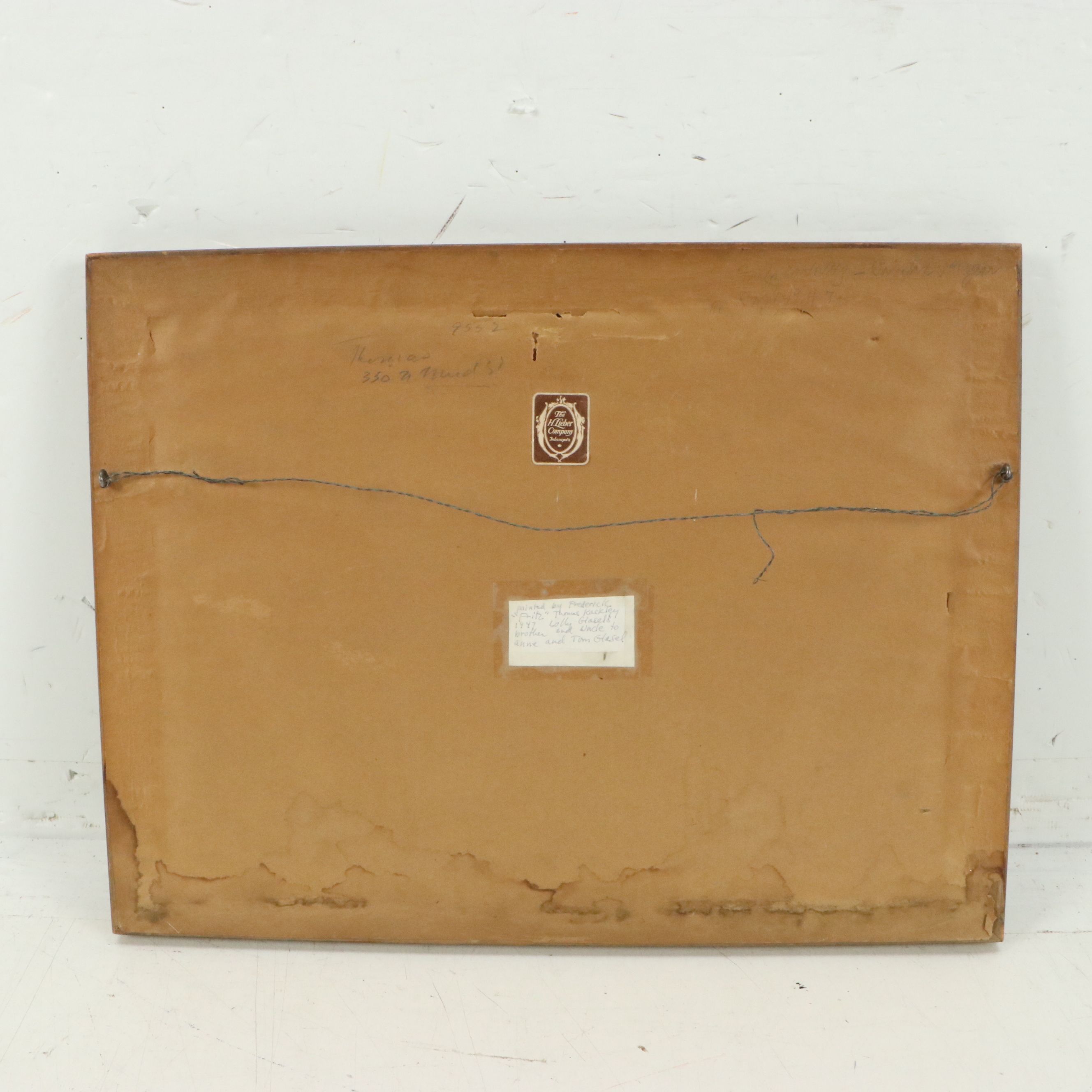 Frederick "Fritz" Thomas Kackley Oil Painting of Old Well, 1947