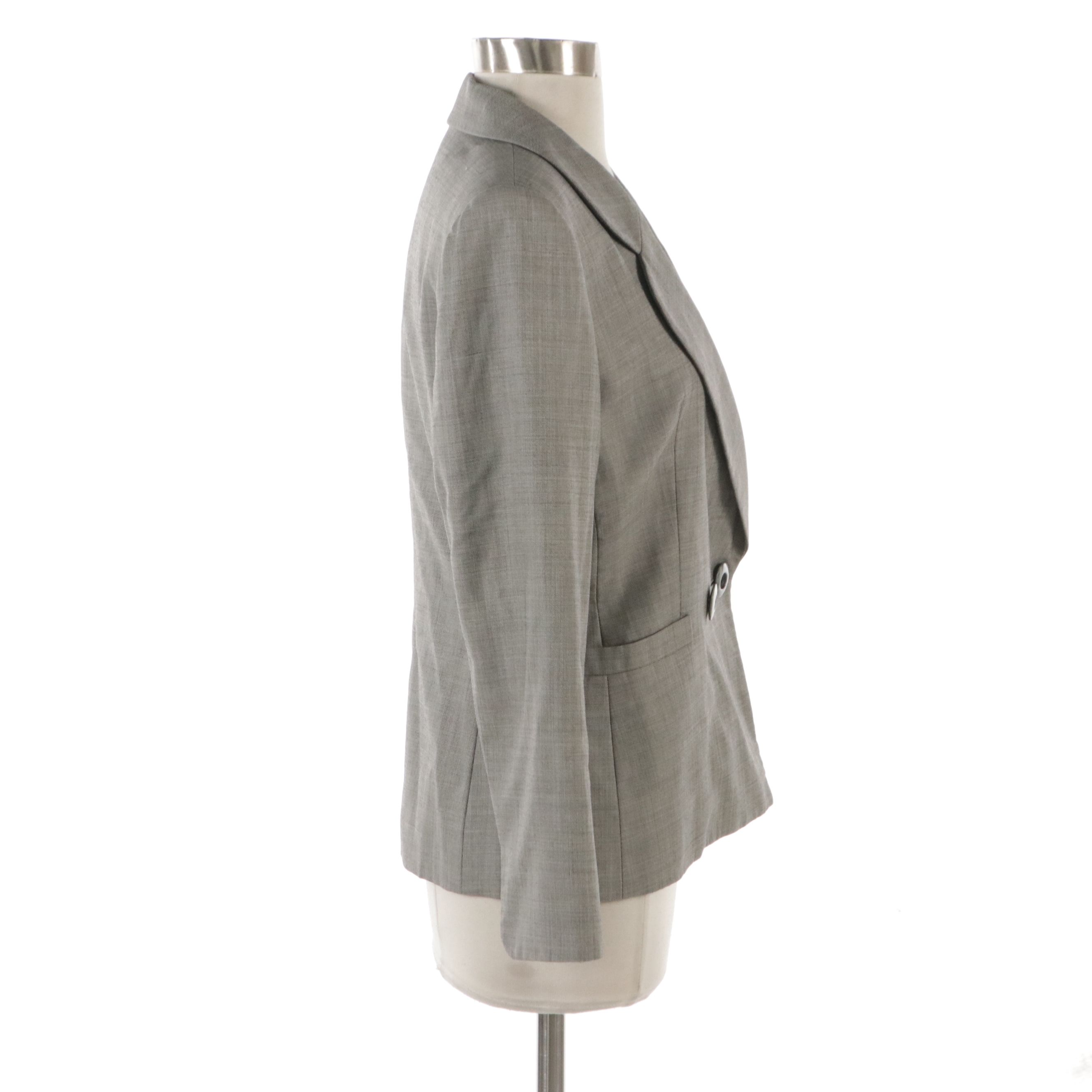 Christian Dior Double-Breasted Tapered Jacket in Wool