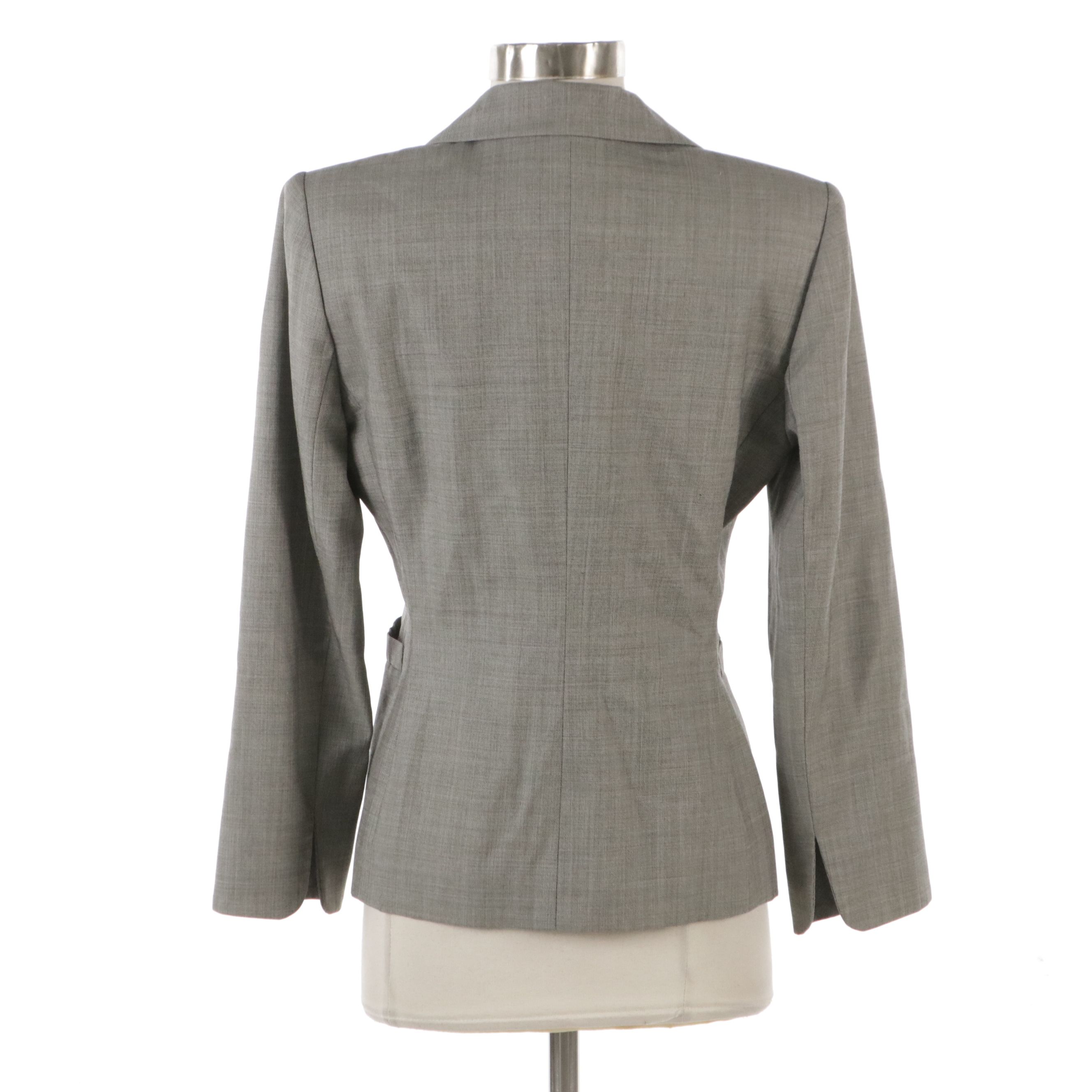 Christian Dior Double-Breasted Tapered Jacket in Wool