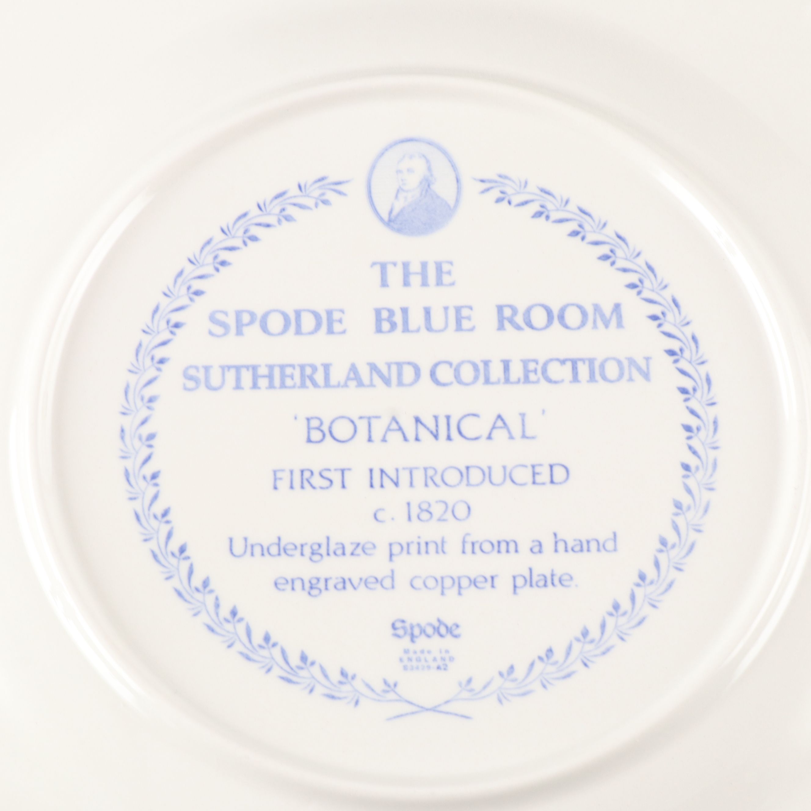 Godinger Silver Plate Candlesticks with Spode Blue Room Porcelain Plates