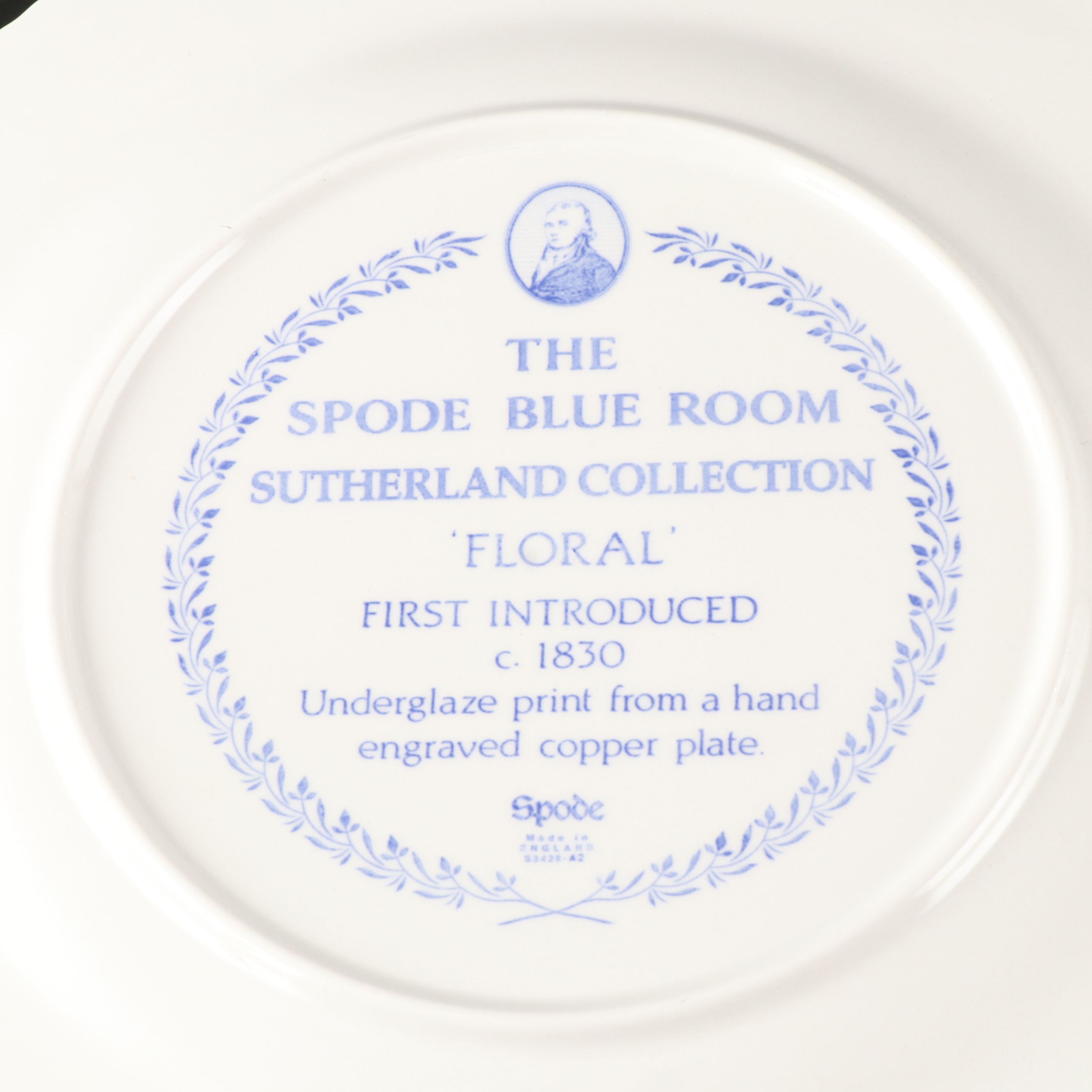 Godinger Silver Plate Candlesticks with Spode Blue Room Porcelain Plates