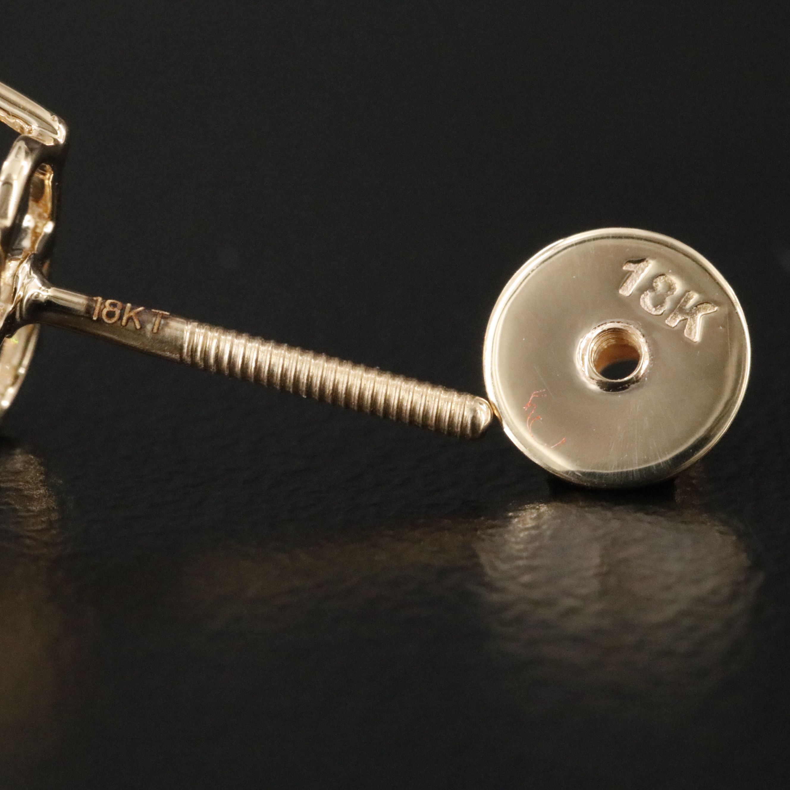 18K 3.15 CTW Lab Grown Diamond Stud Earrings with IGI Reports