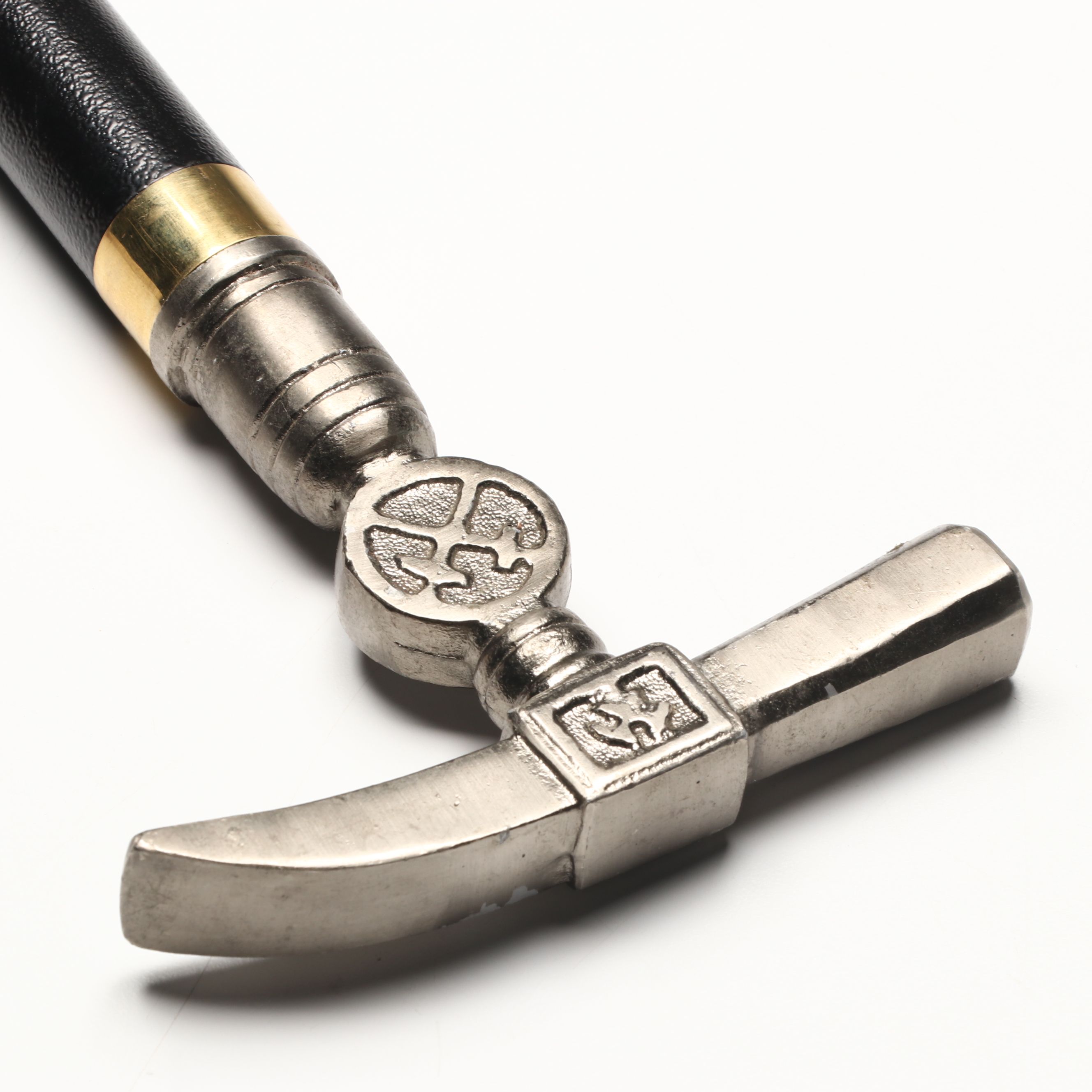 Mining Rock Pick Motif Handle Sword Cane