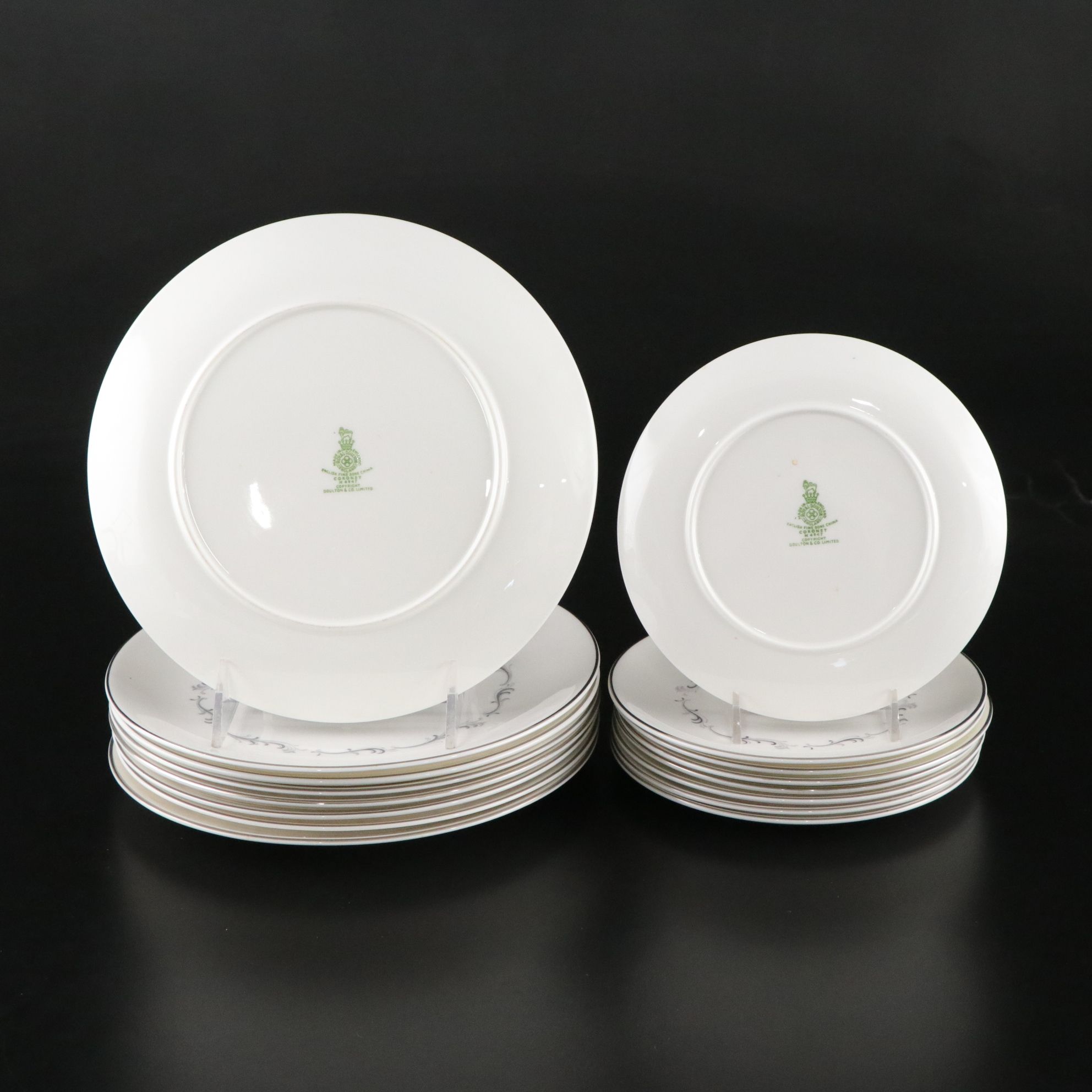 Royal Doulton "Coronet" Porcelain Dinnerware Set with Serving Platters