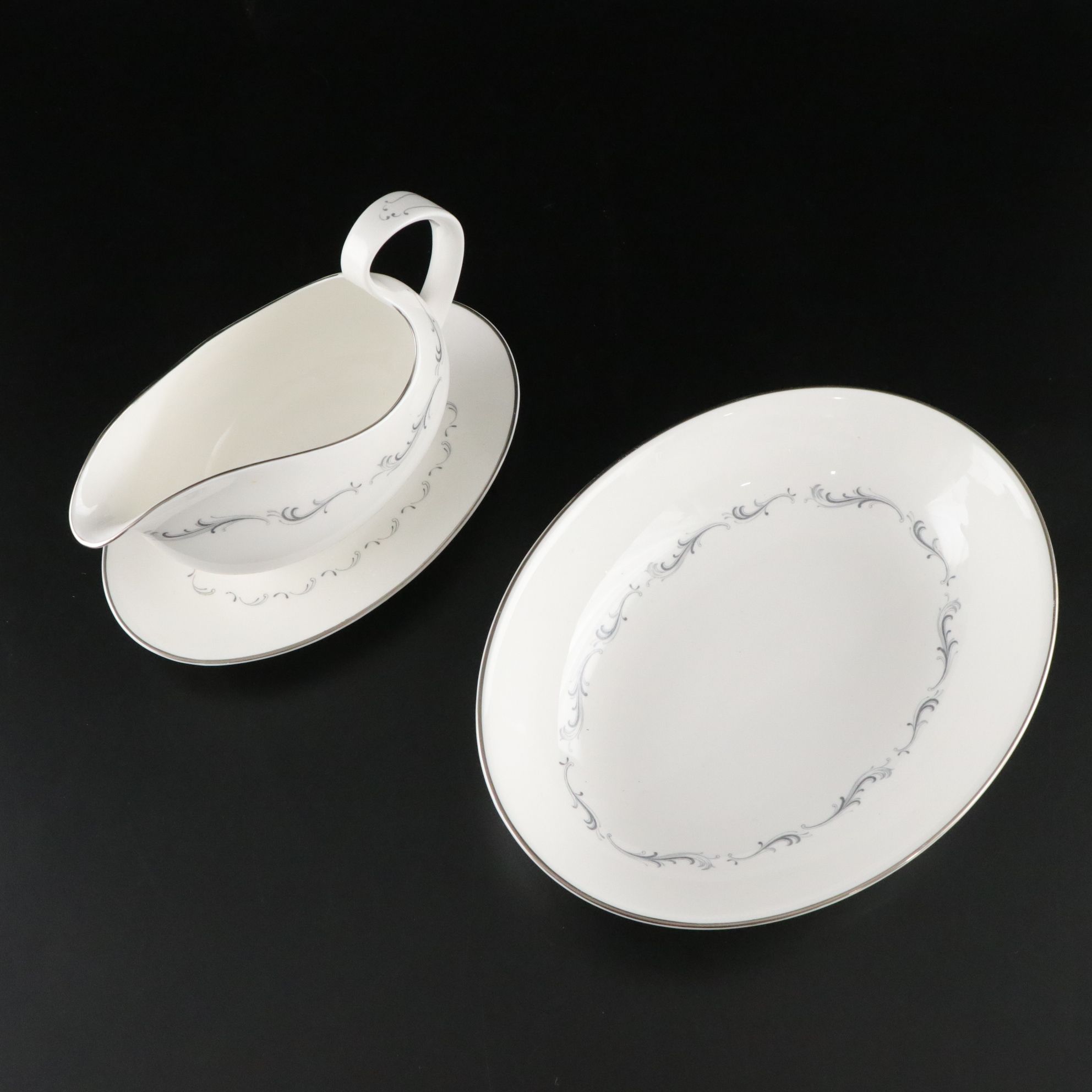 Royal Doulton "Coronet" Porcelain Dinnerware Set with Serving Platters