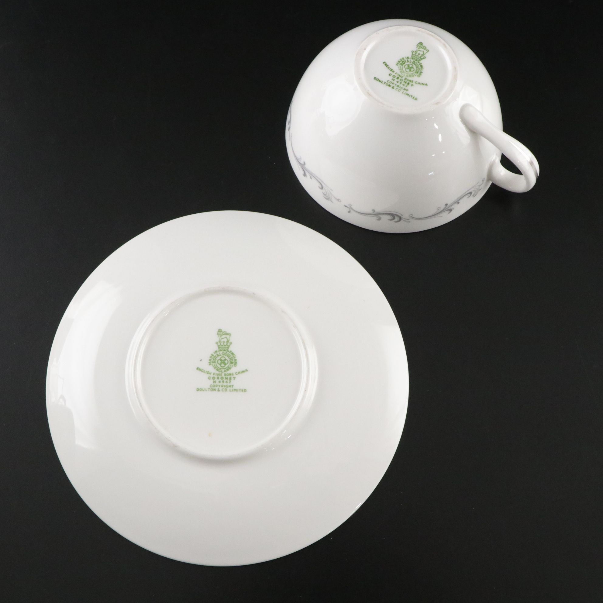 Royal Doulton "Coronet" Porcelain Dinnerware Set with Serving Platters