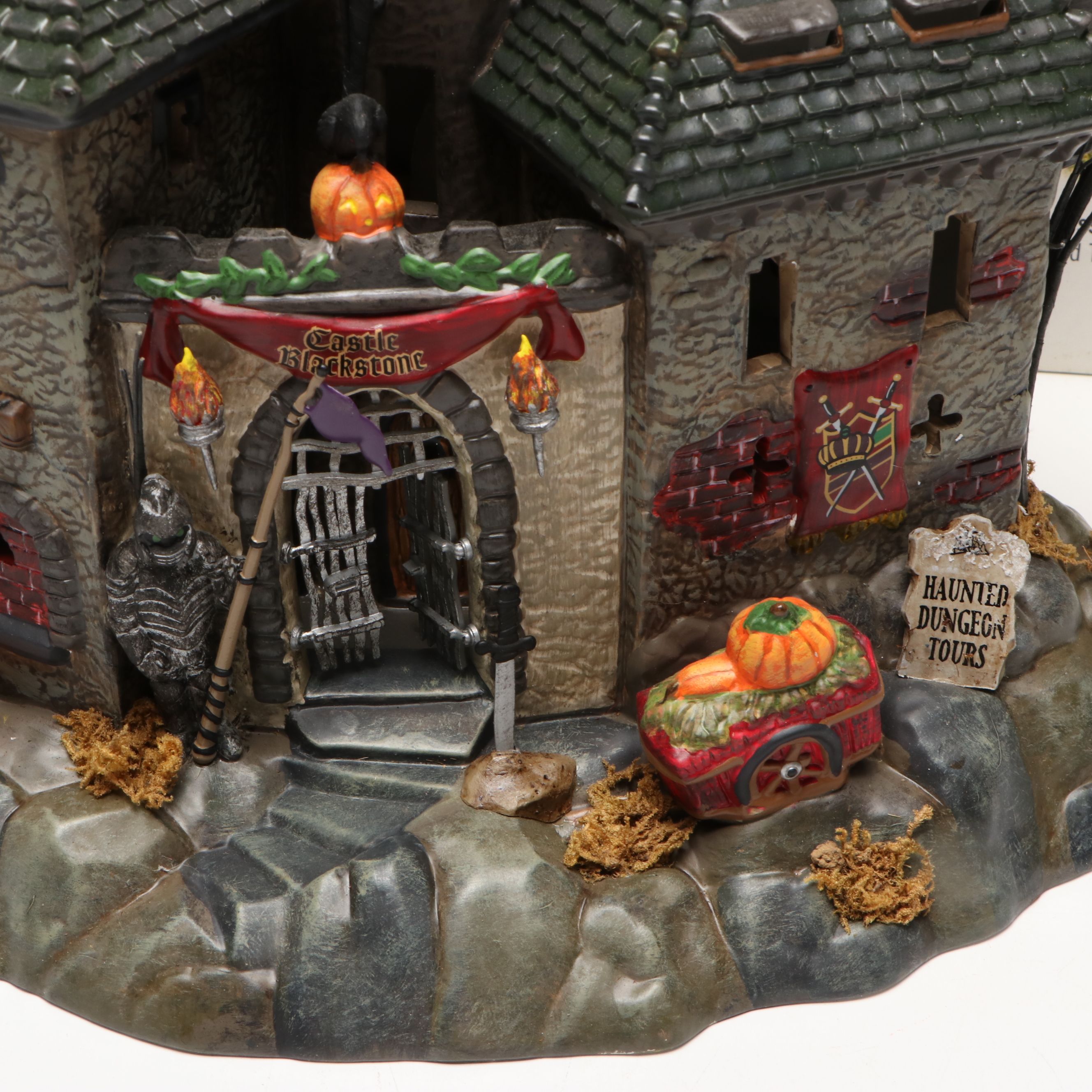 Department 56 "Castle Blackstone" and More Halloween Snow Village Figurines