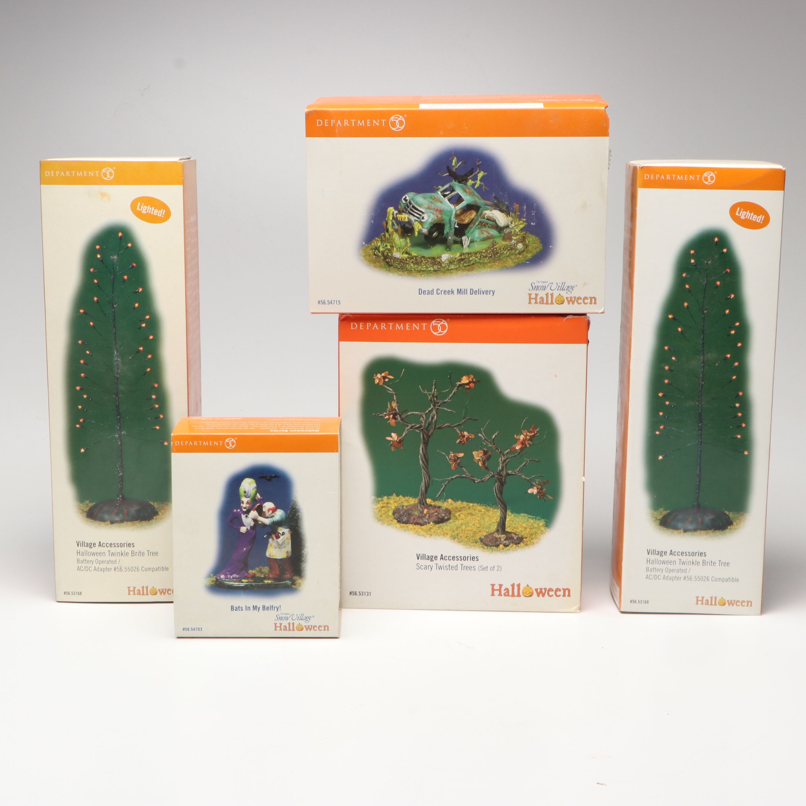 Department 56 "Castle Blackstone" and More Halloween Snow Village Figurines