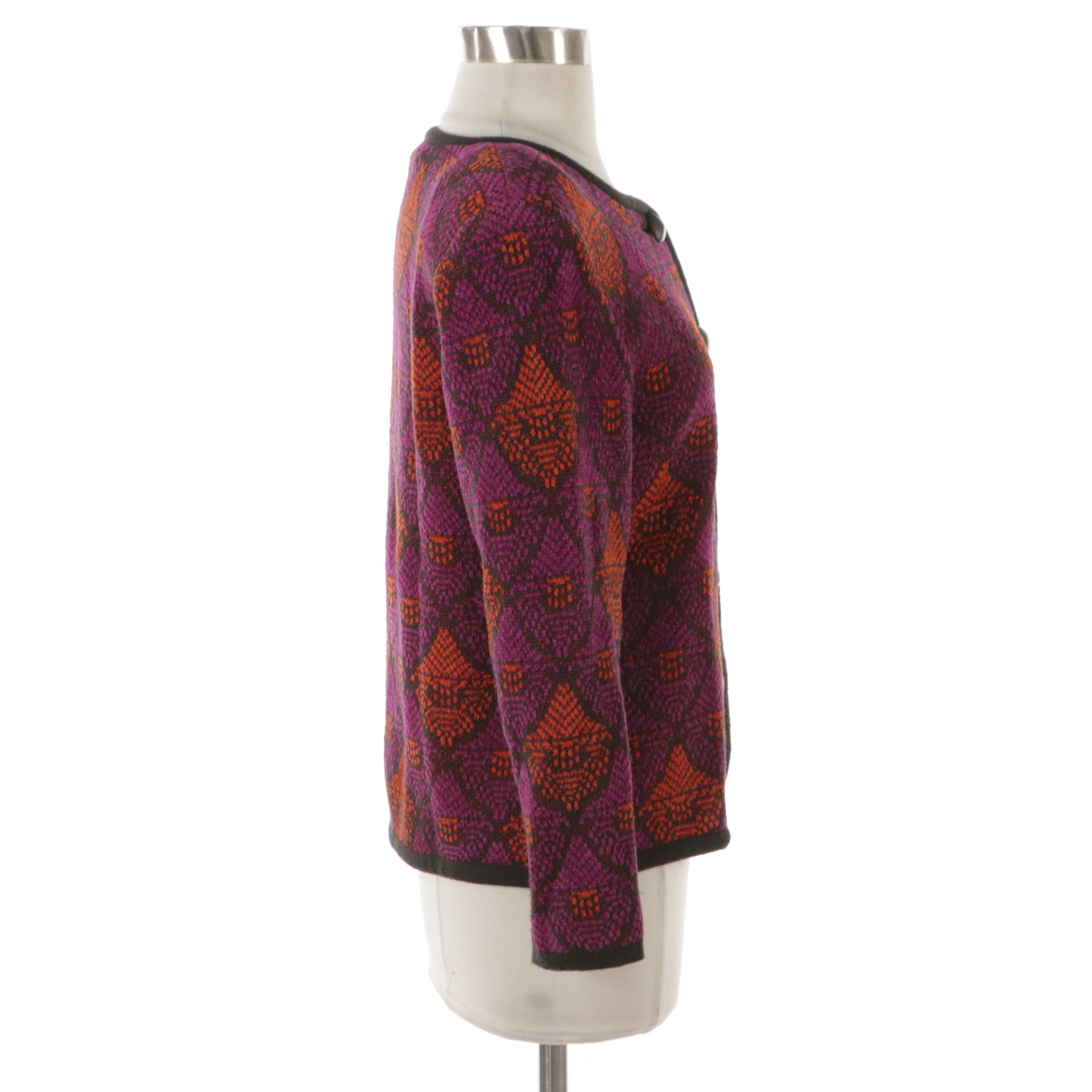 Yves Saint Laurent Knit Button-Front Jacket