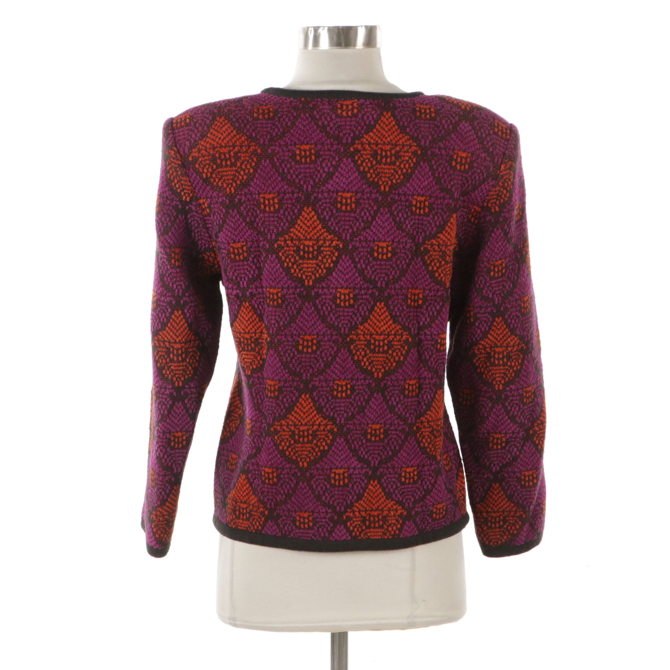 Yves Saint Laurent Knit Button-Front Jacket