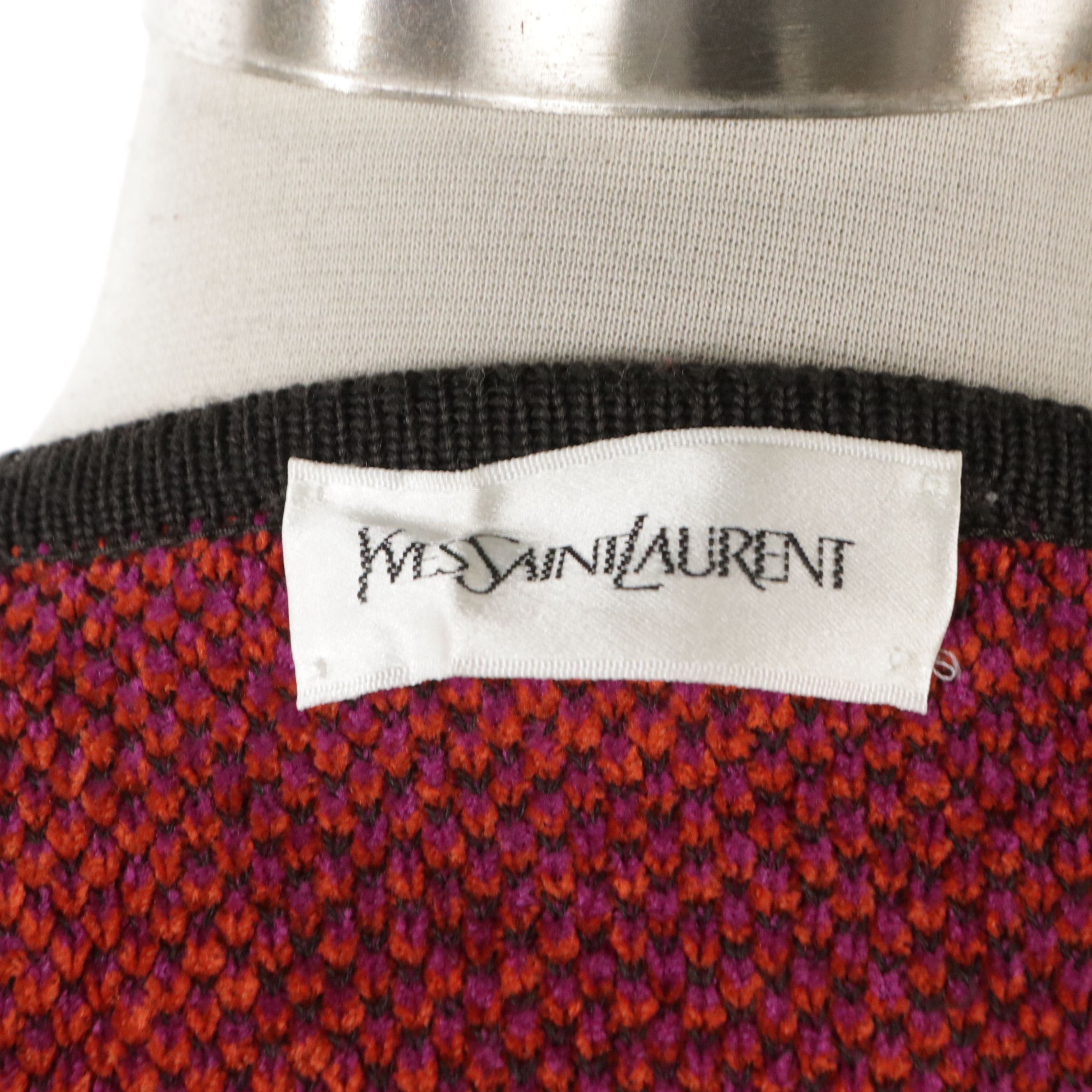 Yves Saint Laurent Knit Button-Front Jacket