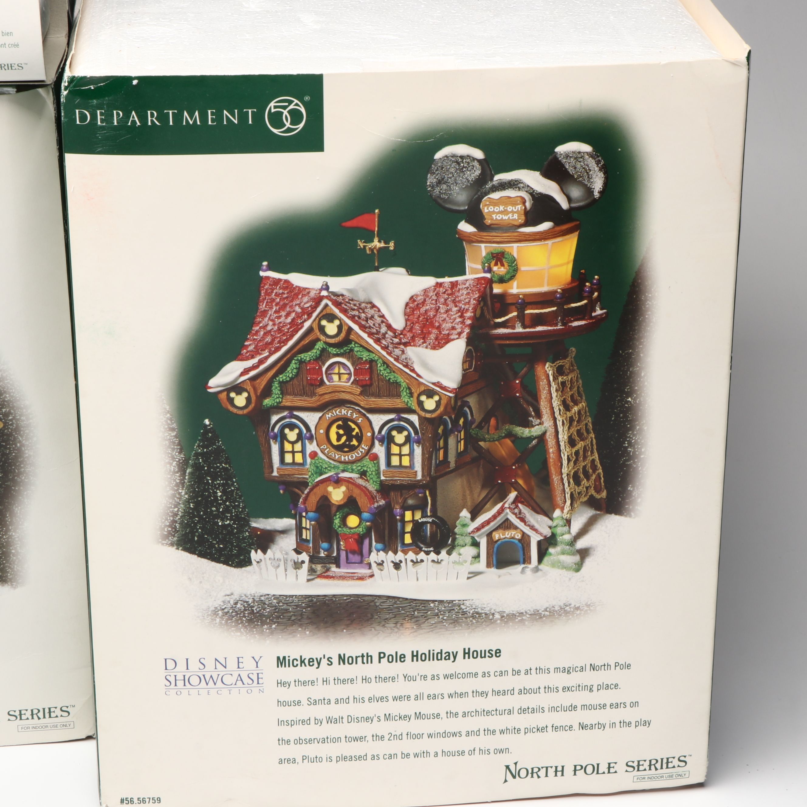 Department 56 Disney Showcase and Christmas Carol Christmas Village Figurines