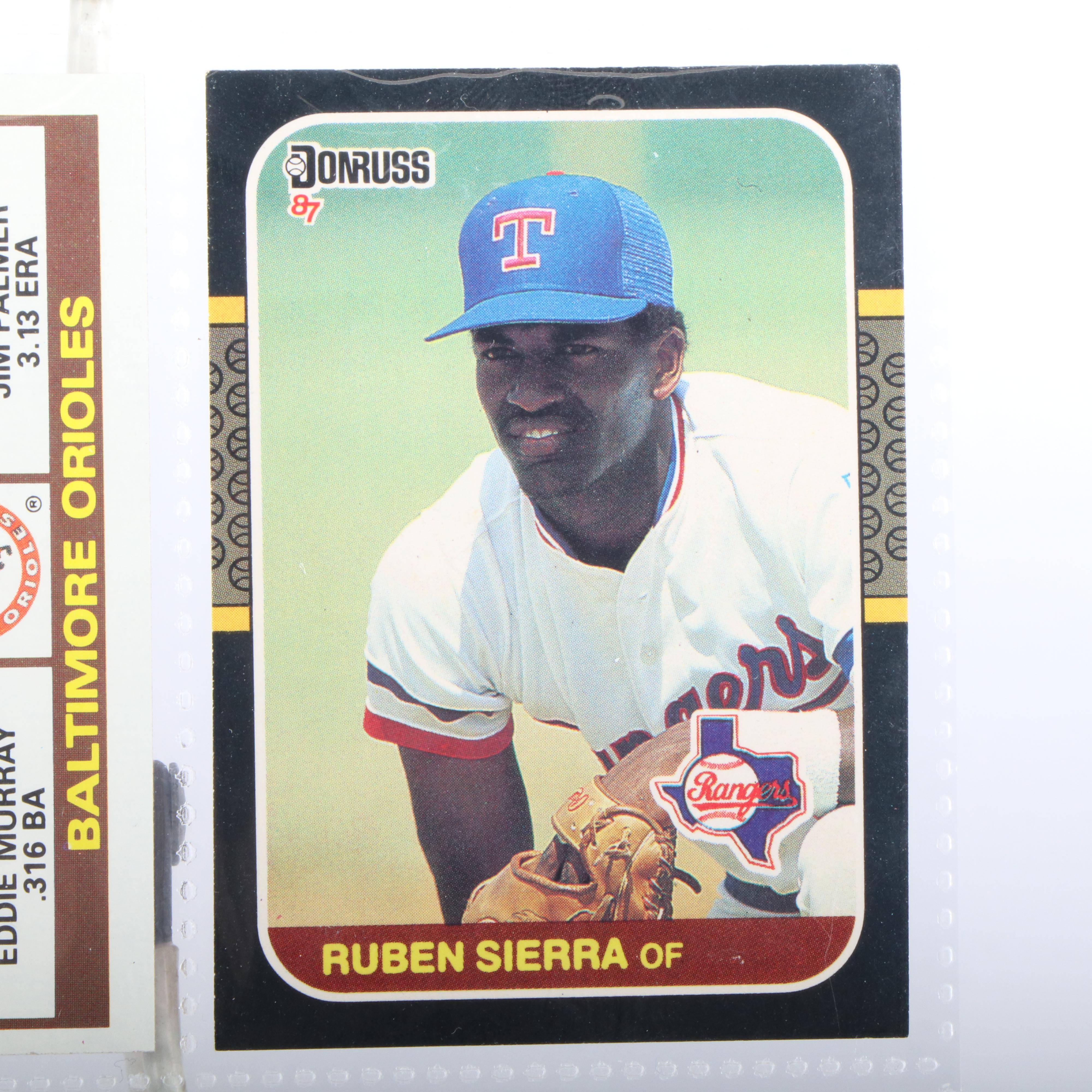 Donruss with Other Baseball Cards Featuring Jim Rice, Ryne Sandberg, and More