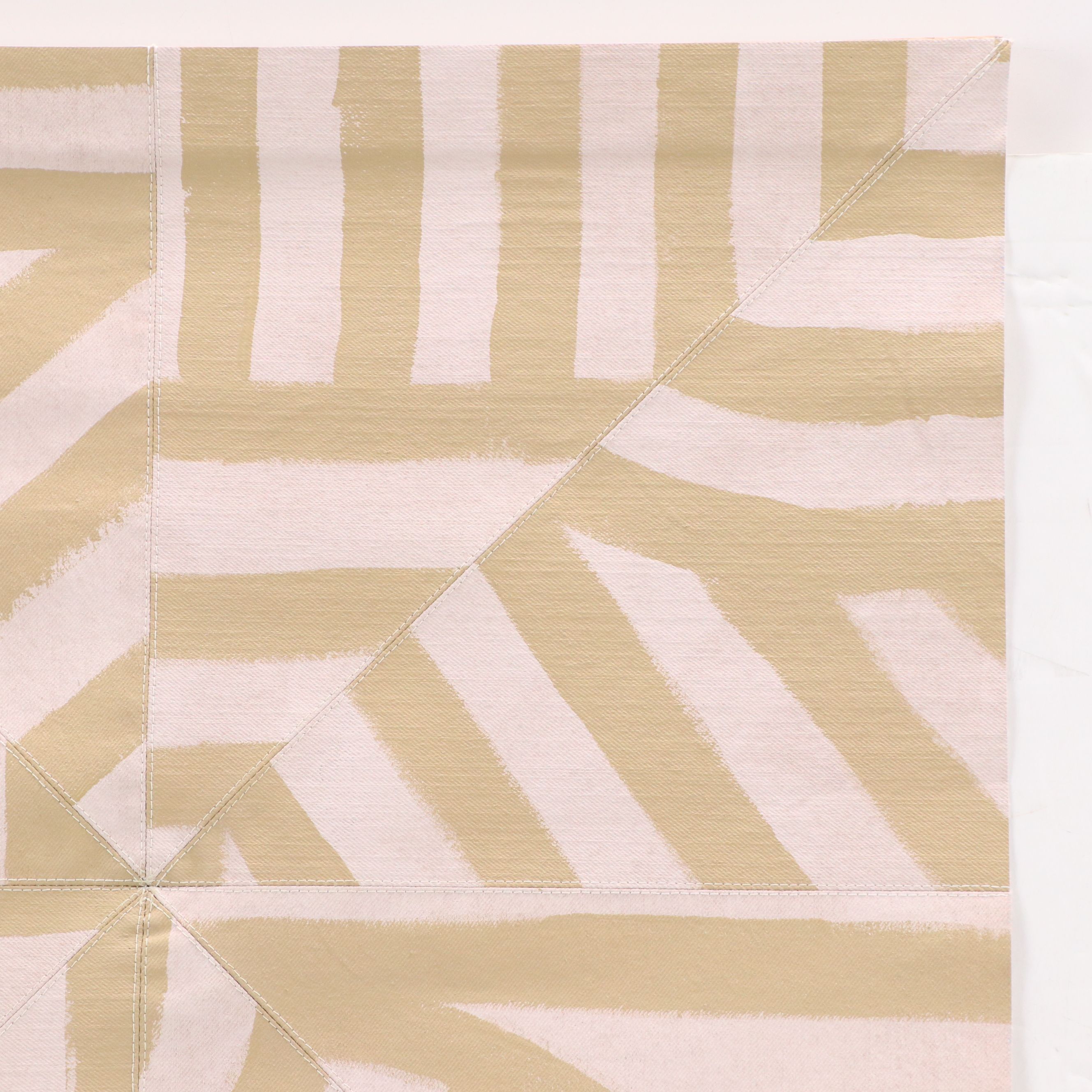 Striped Wall Hanging Acrylic Painting, 21st Century