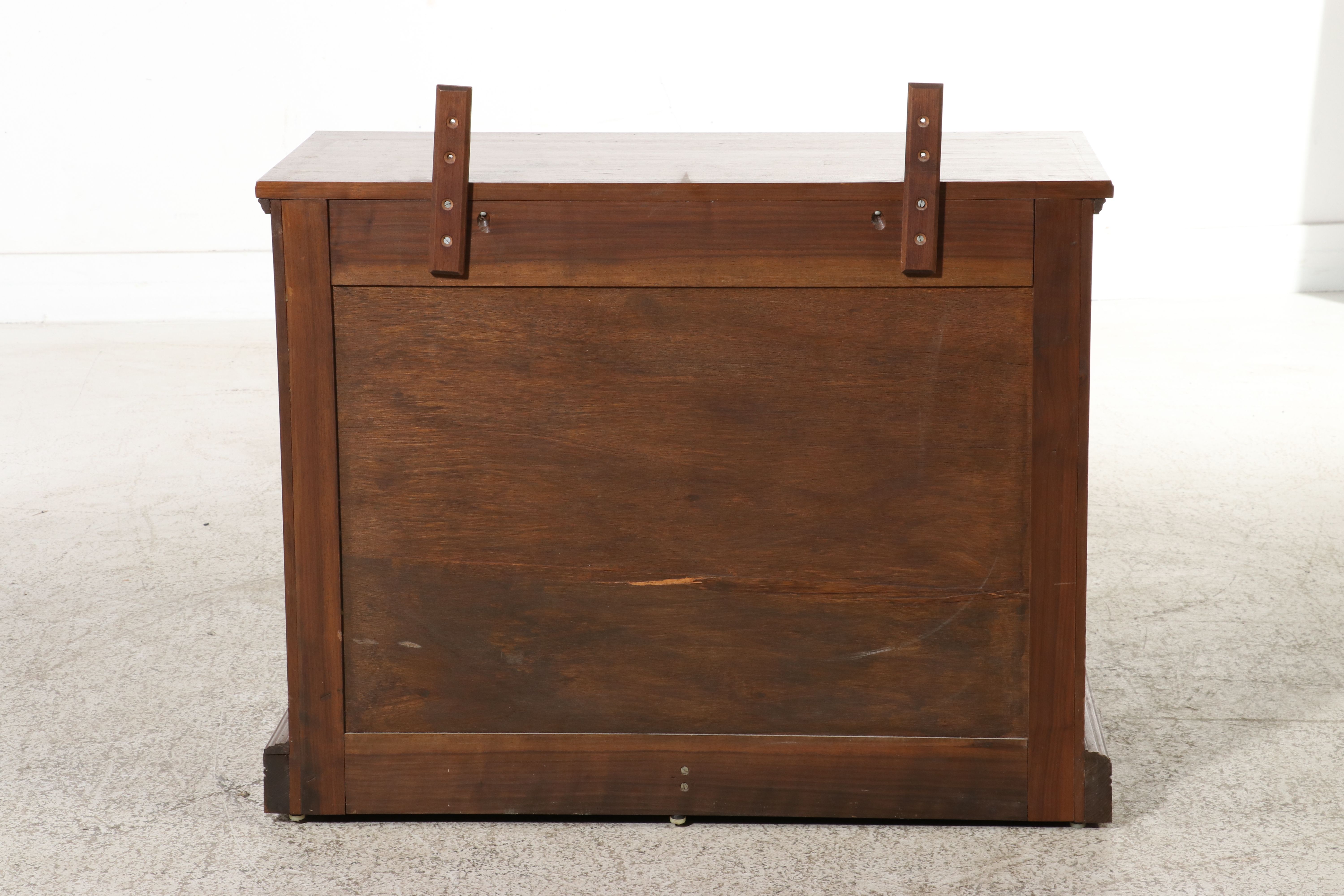 Colonial Revival Two-Piece Pine Bookcase Hutch, Mid to Late 20th Century