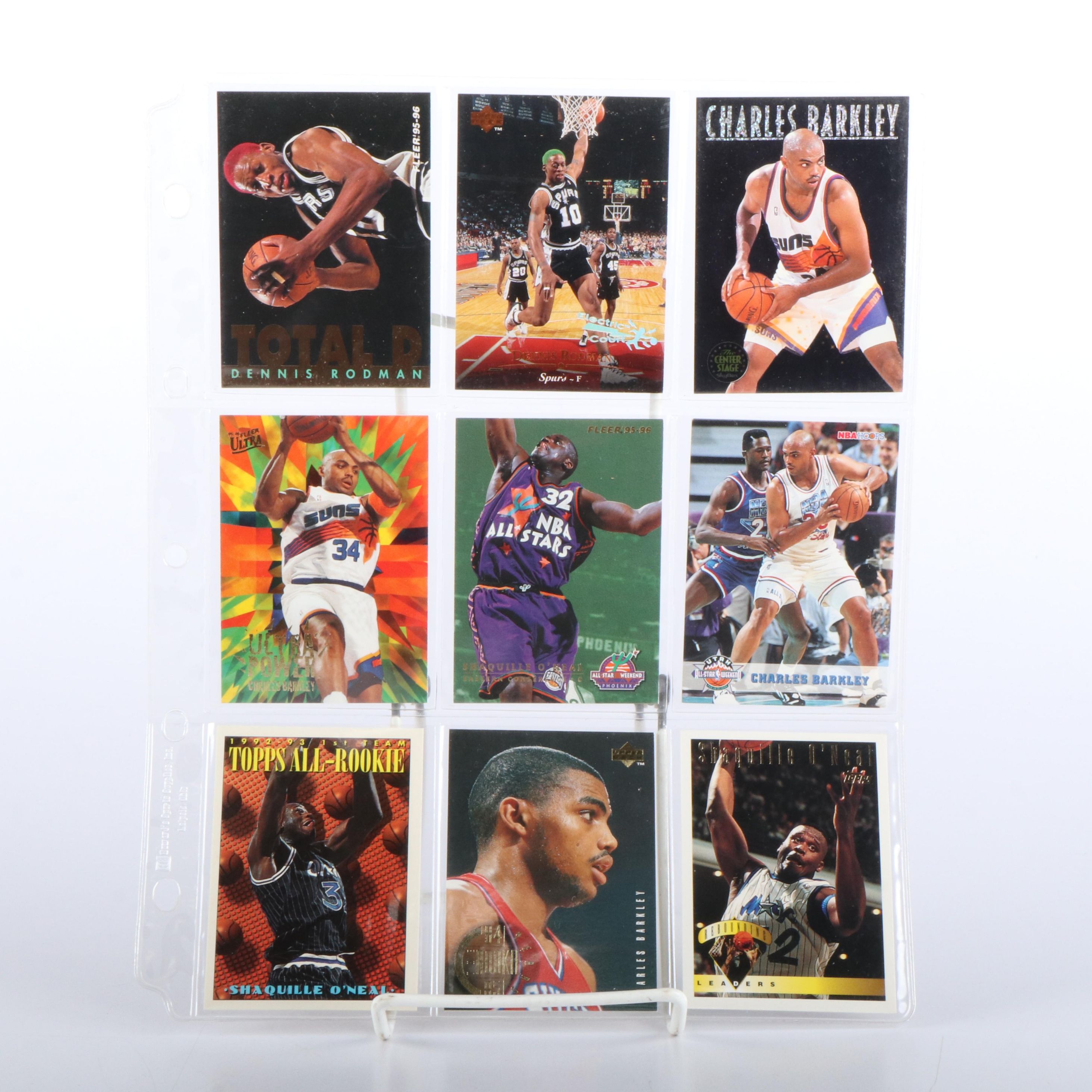Fleer Ultra with Other Basketball Cards Featuring Dennis Rodman and More