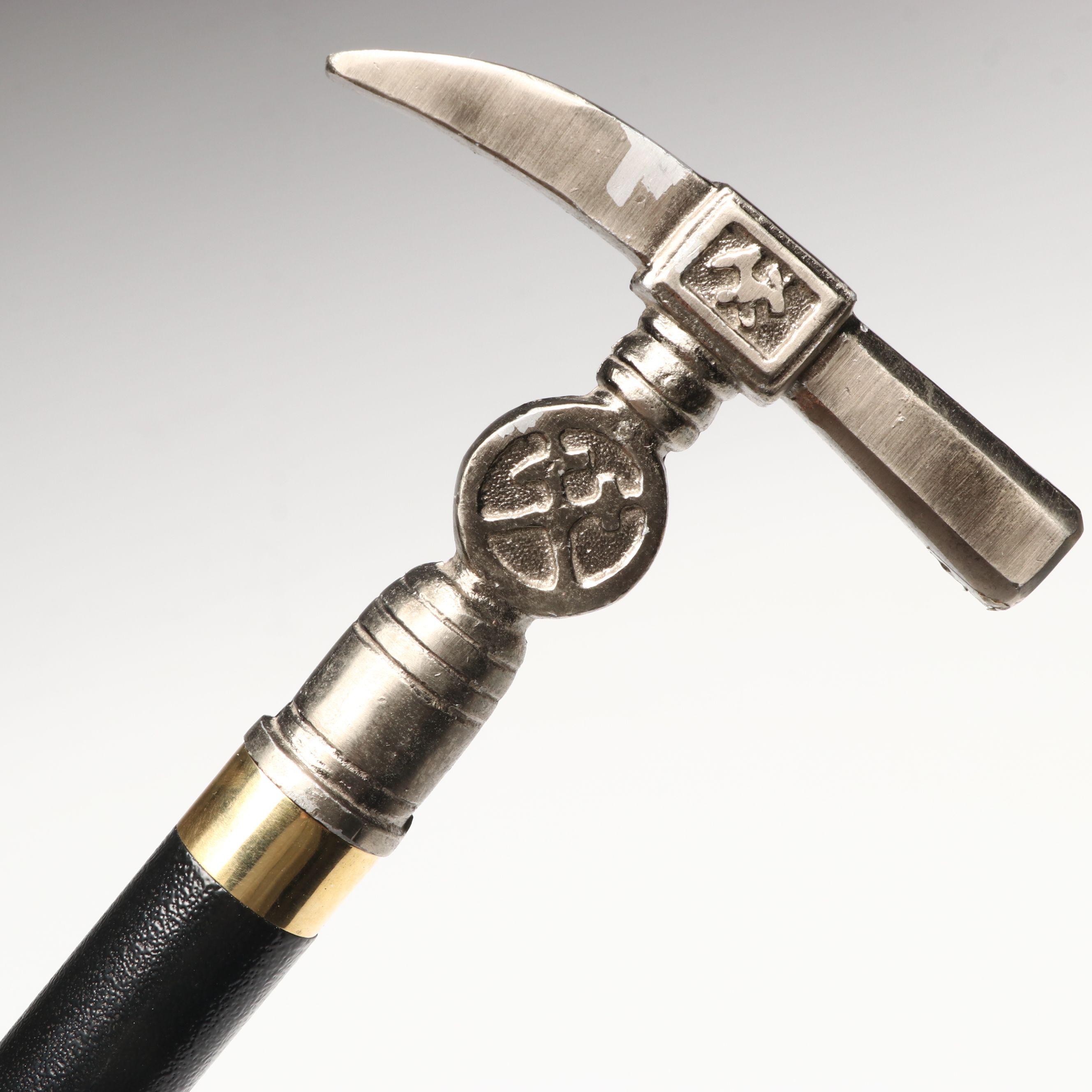 Mining Rock Pick Motif Handle Sword Cane