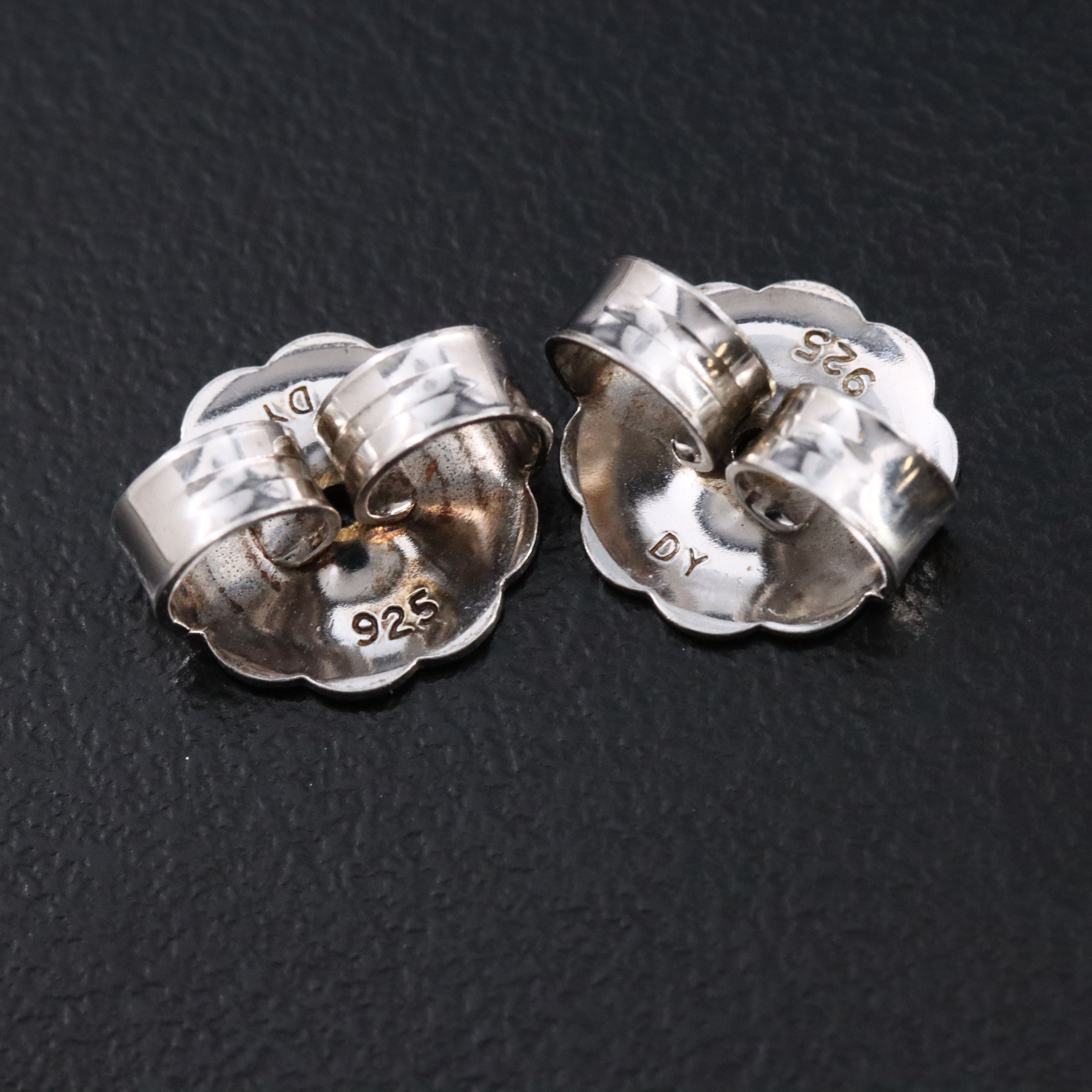 David Yurman Starburst Sterling and Diamond Earrings