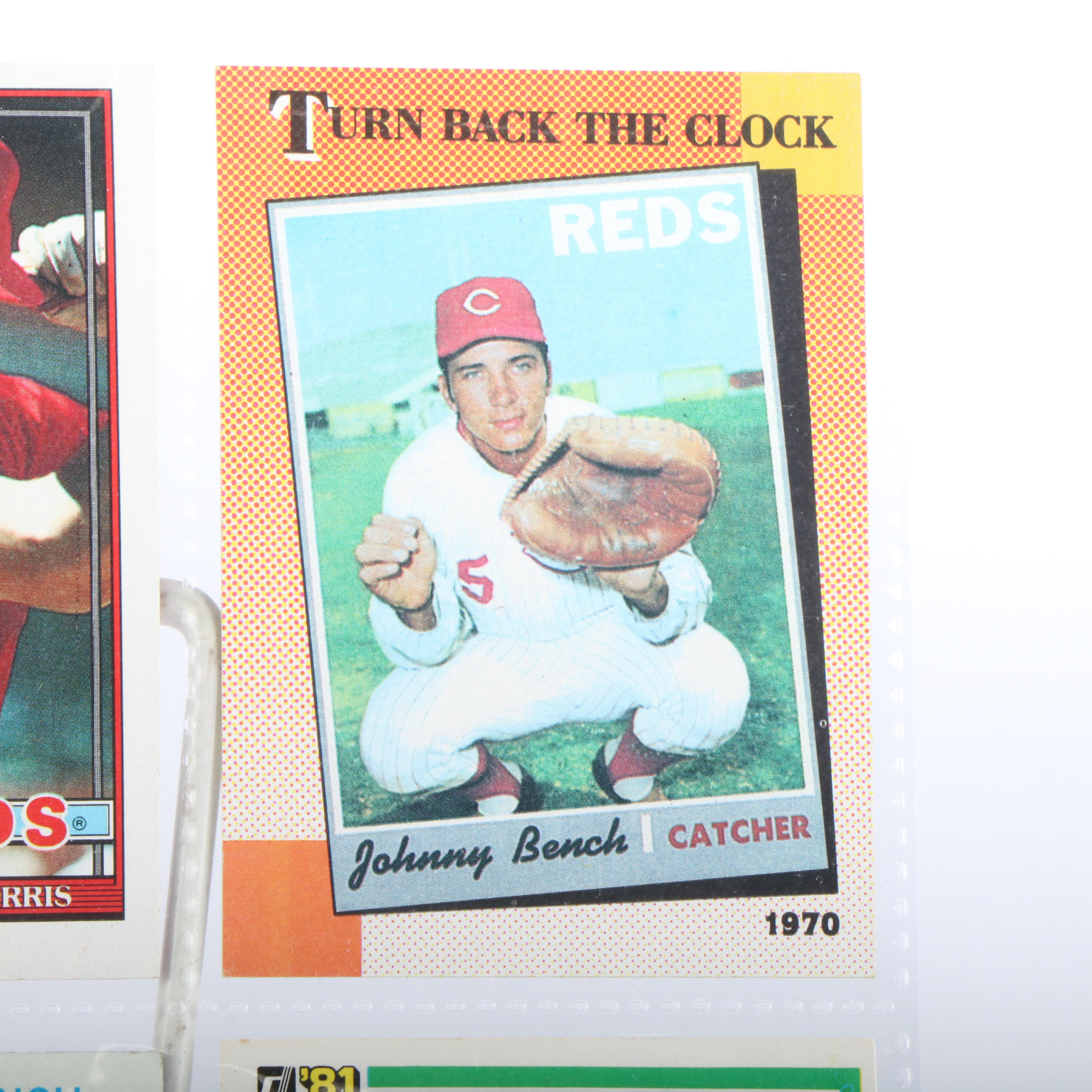 Cincinnati Reds Baseball Cards Featuring Barry Larkin Rookie & More, 1980s-1990s