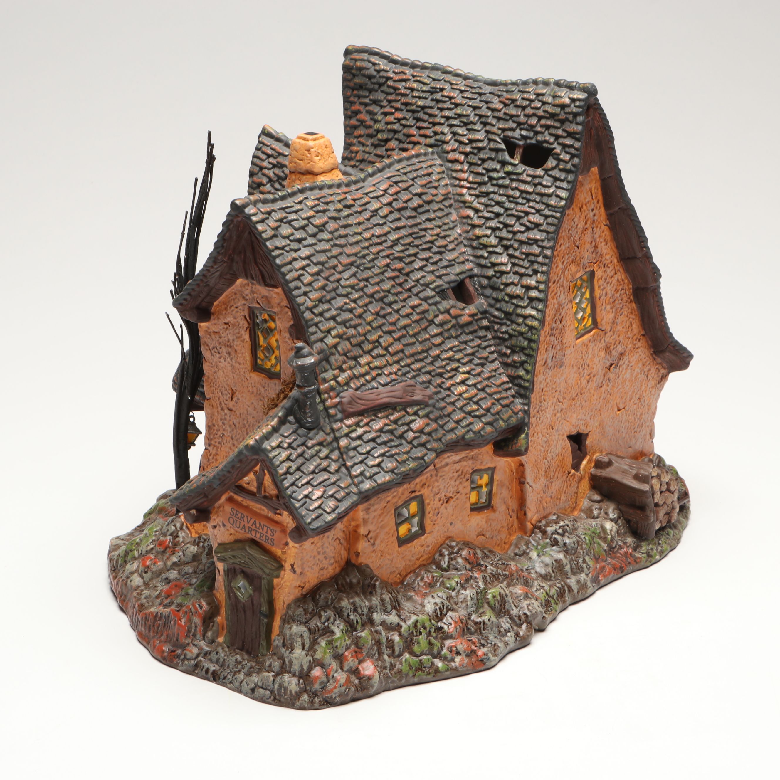 Department 56 Halloween Village Décor Featuring "Black Widow Dating Service"