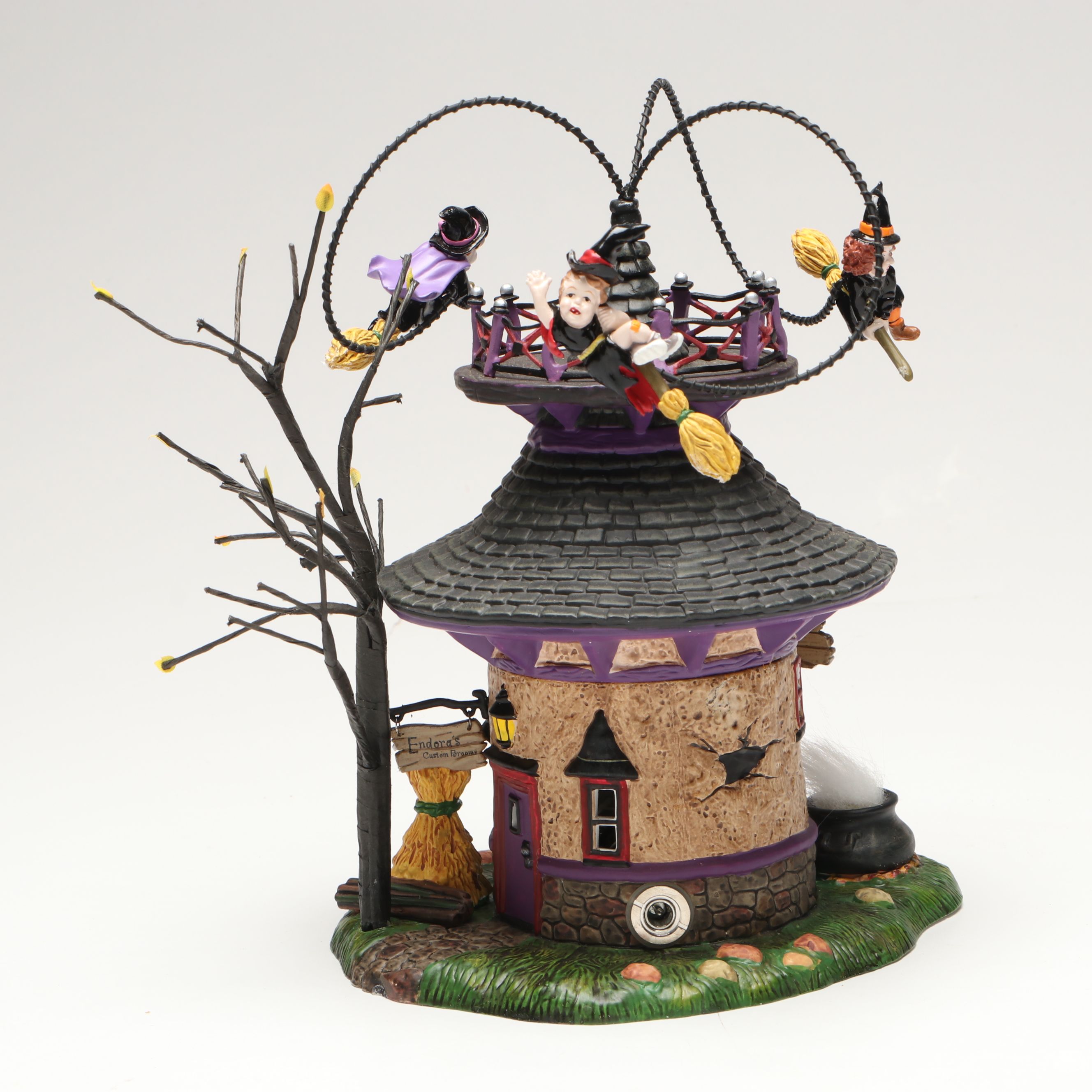 Department 56 Halloween Village Décor Featuring "Black Widow Dating Service"