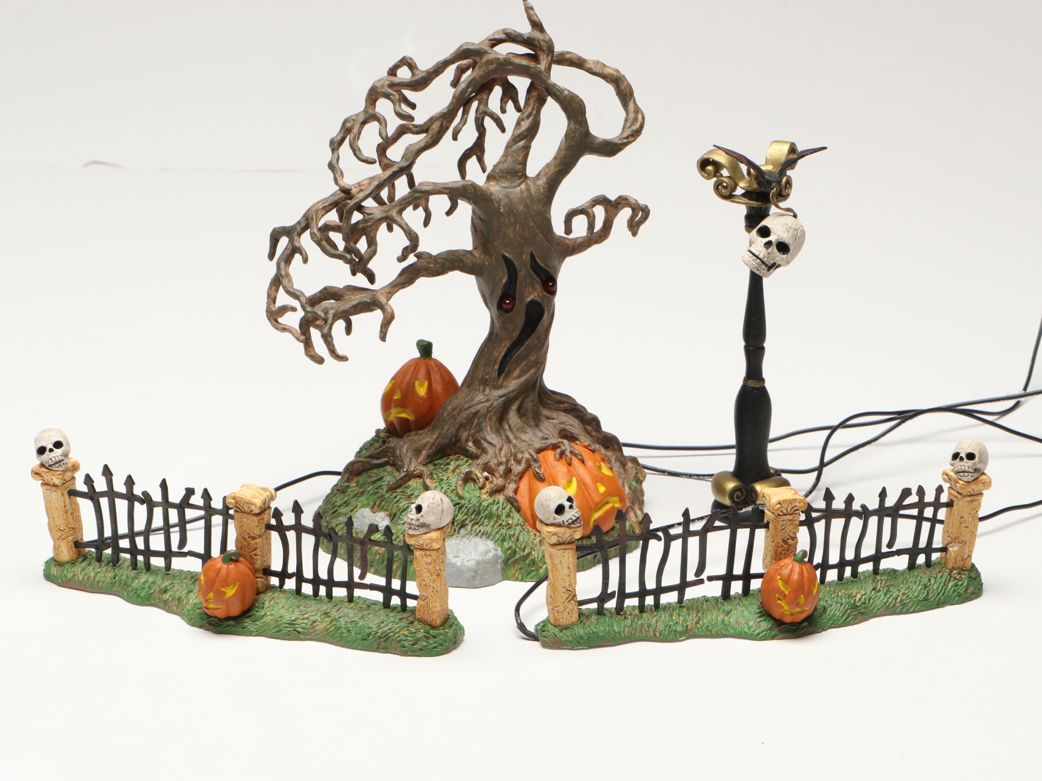 Department 56 Halloween Village Décor Featuring "Black Widow Dating Service"