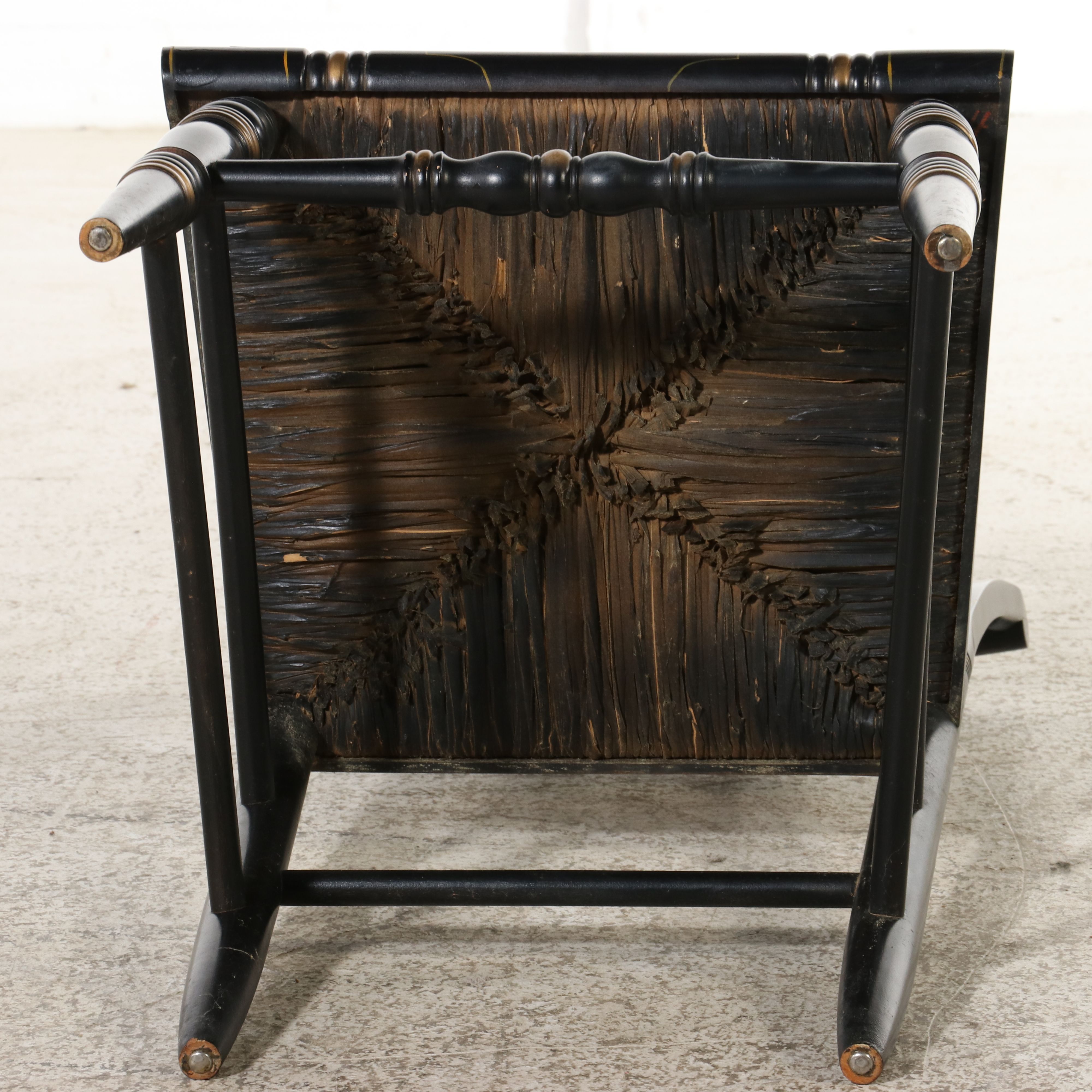 Hitchcock Stencil-Decorated Eagle Side Chair, Mid to Late 20th Century