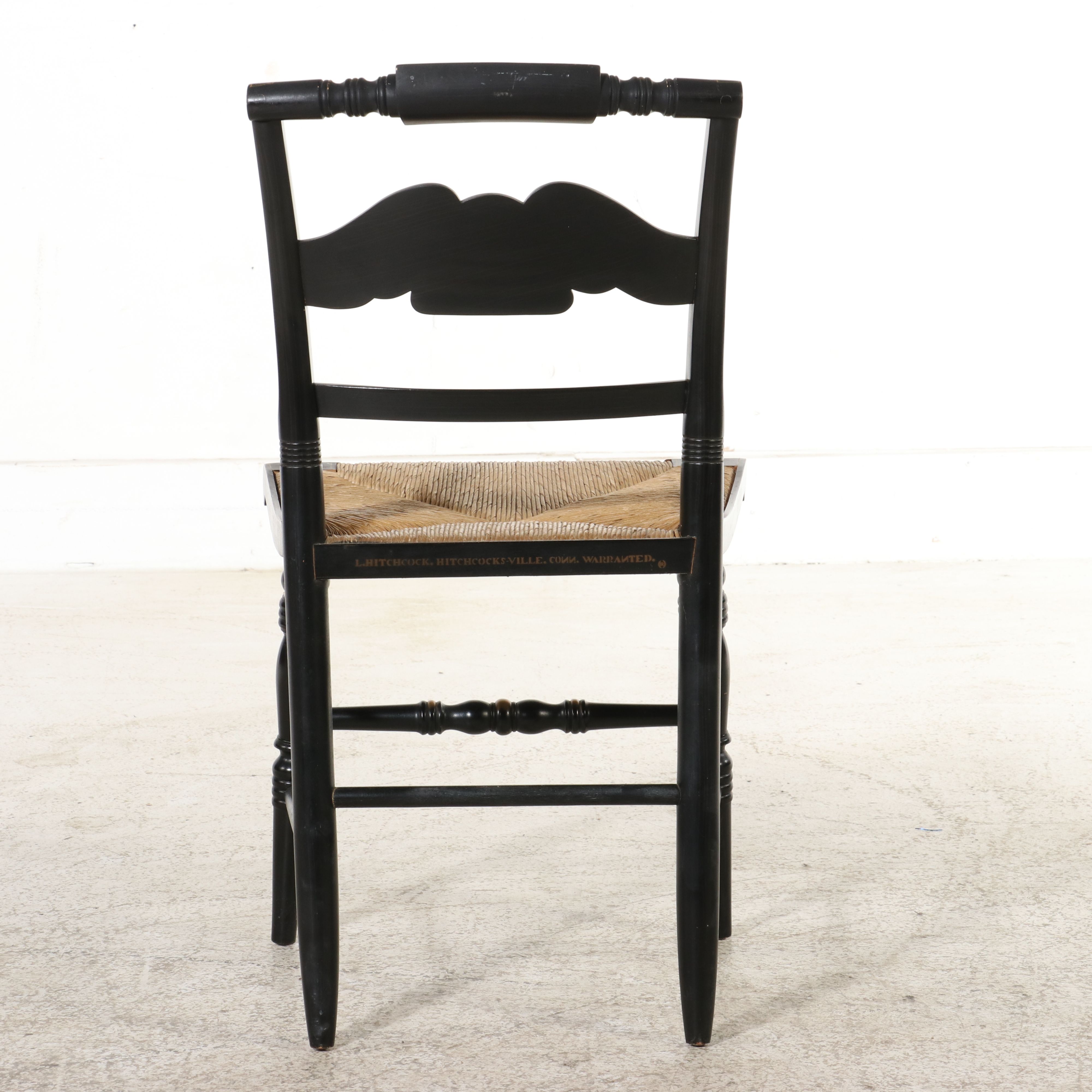 Hitchcock Stencil-Decorated Eagle Side Chair, Mid to Late 20th Century