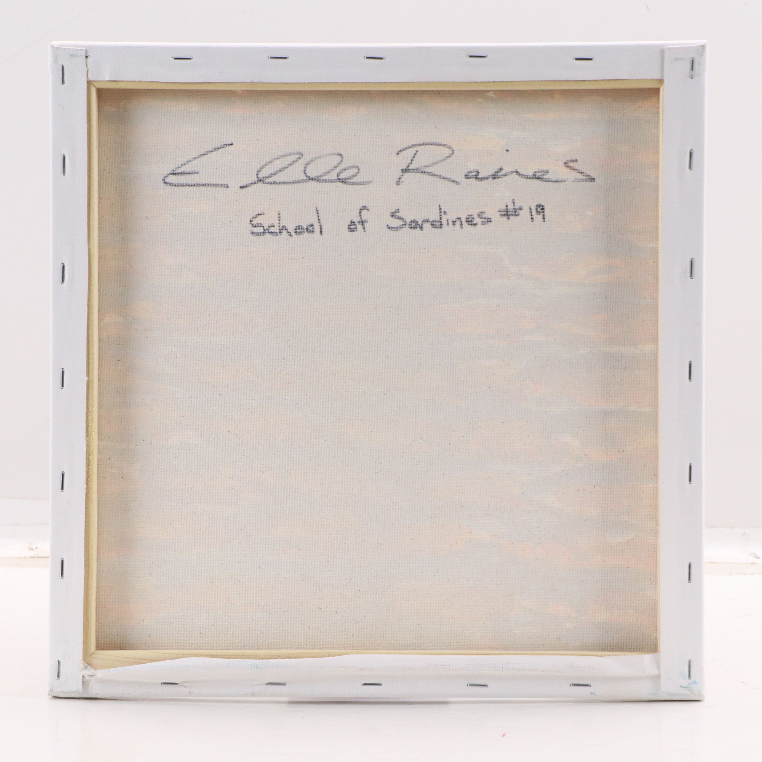 Elle Raines Acrylic Painting "School of Sardines #19," Circa 2026