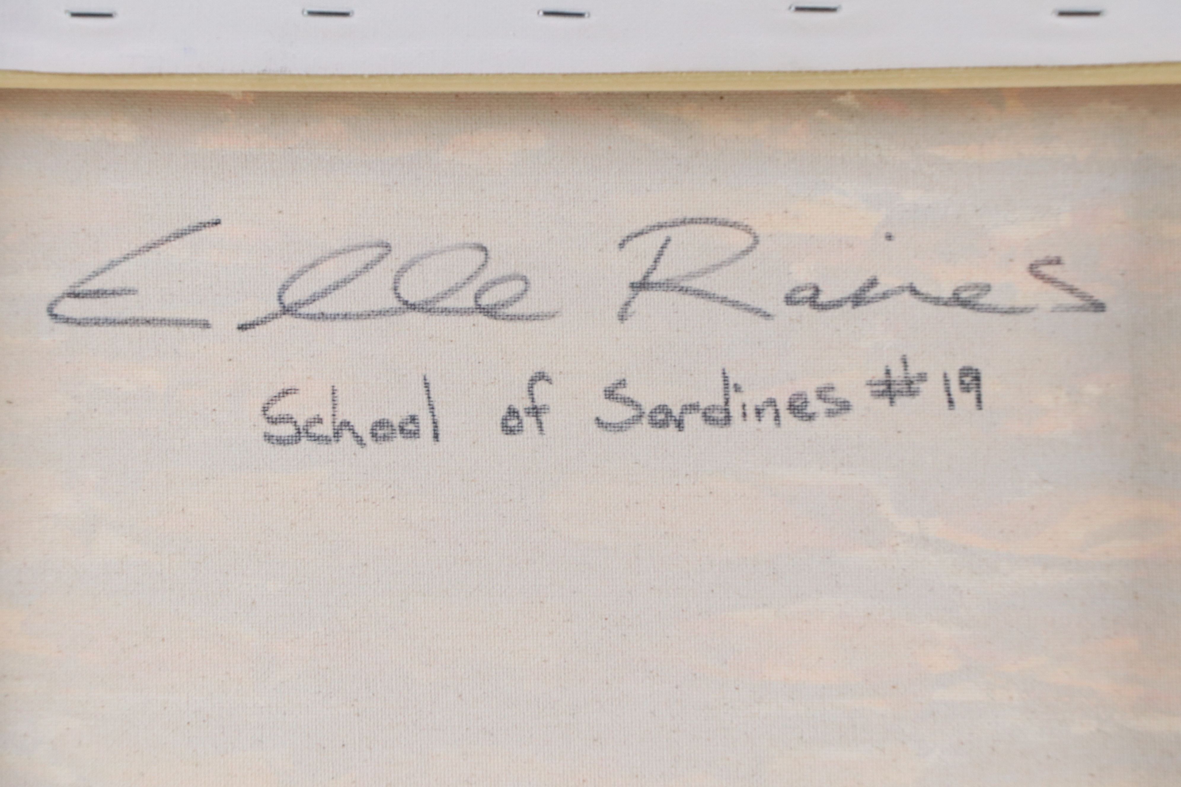 Elle Raines Acrylic Painting "School of Sardines #19," Circa 2026
