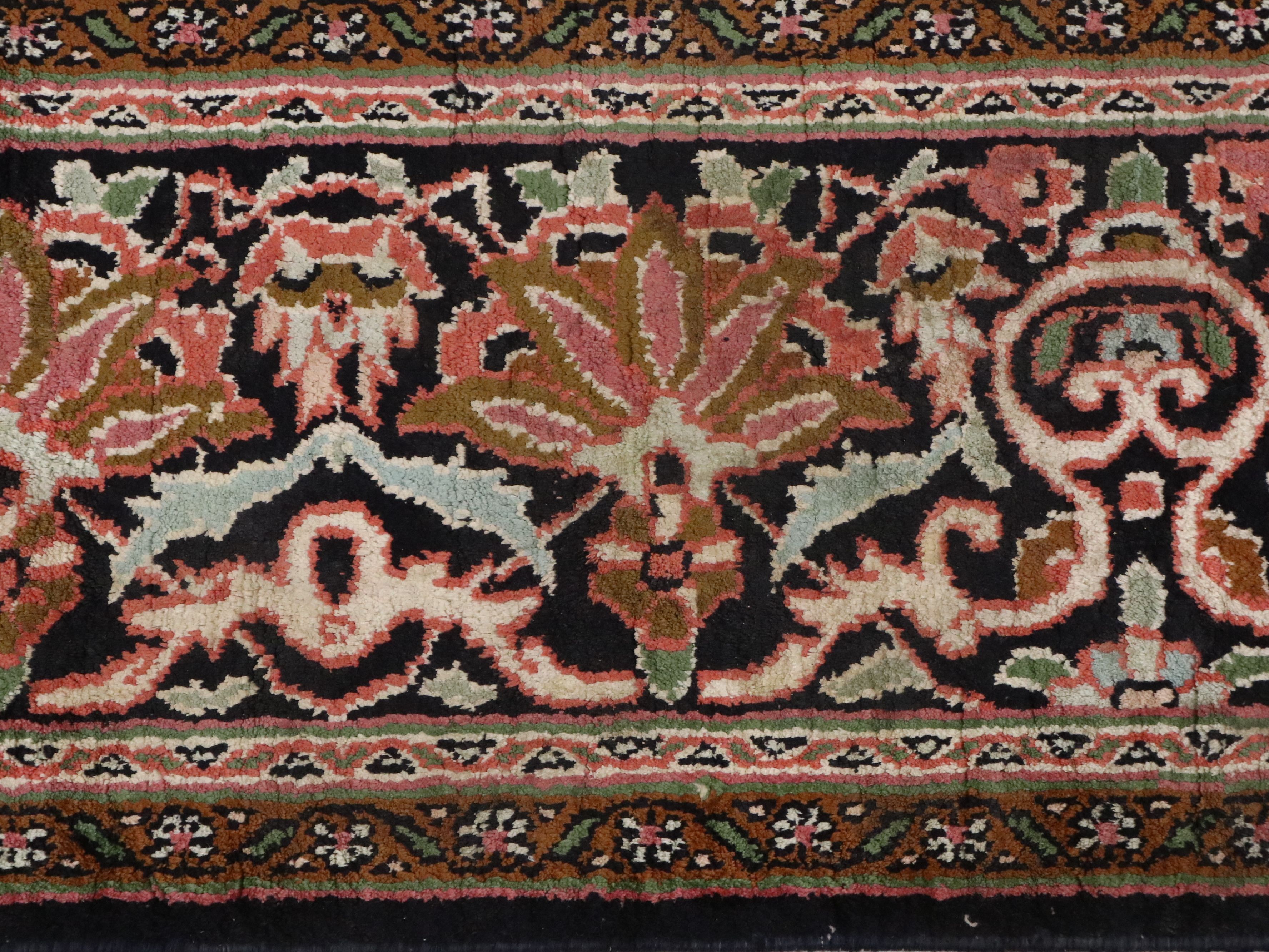 4'2 x 7'5 Hand-Knotted Persian Tabriz Area Rug