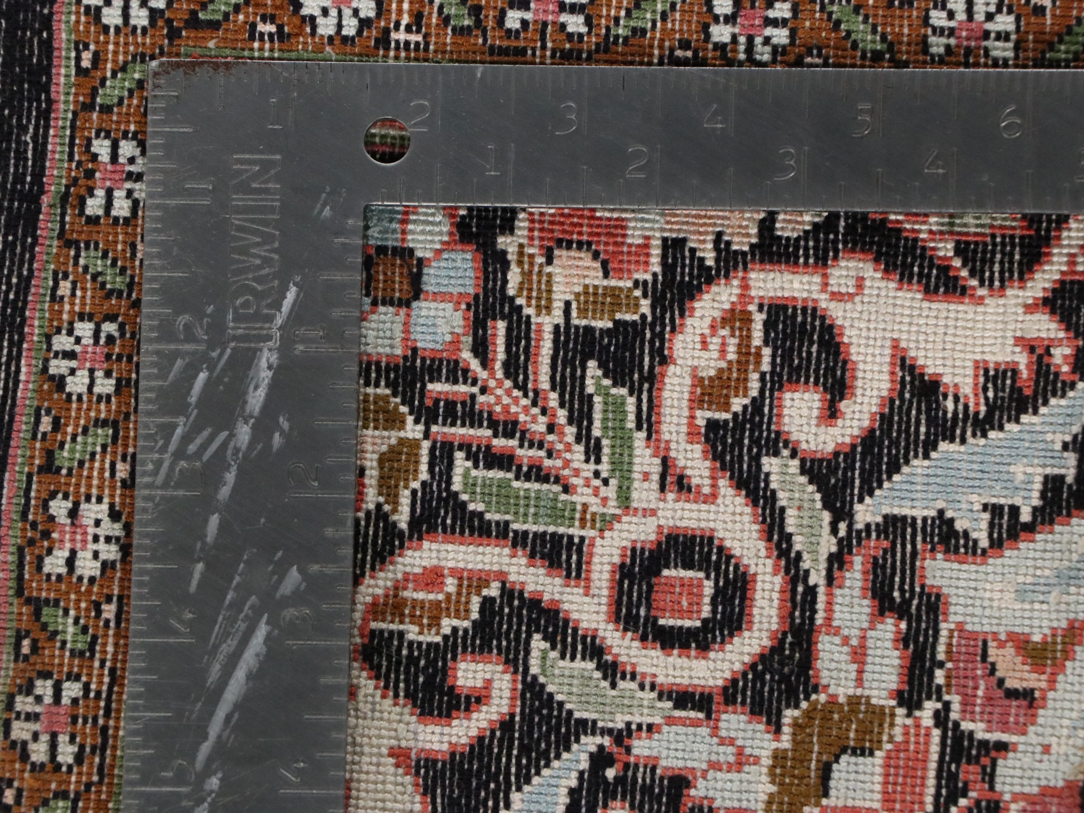 4'2 x 7'5 Hand-Knotted Persian Tabriz Area Rug