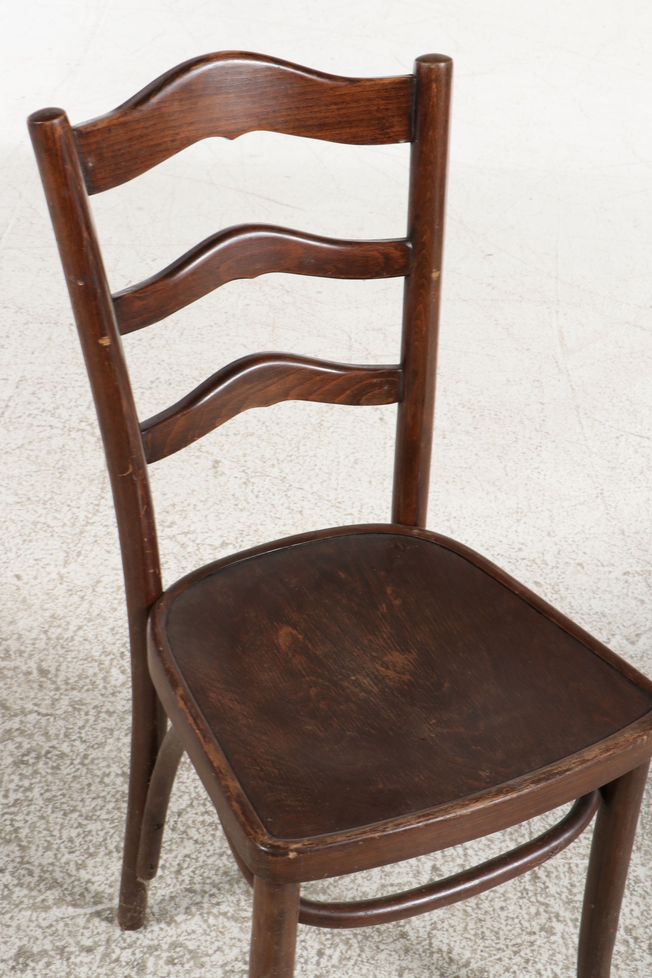 Set of Four Thonet Style Bentwood Side Chairs, Early 20th Century