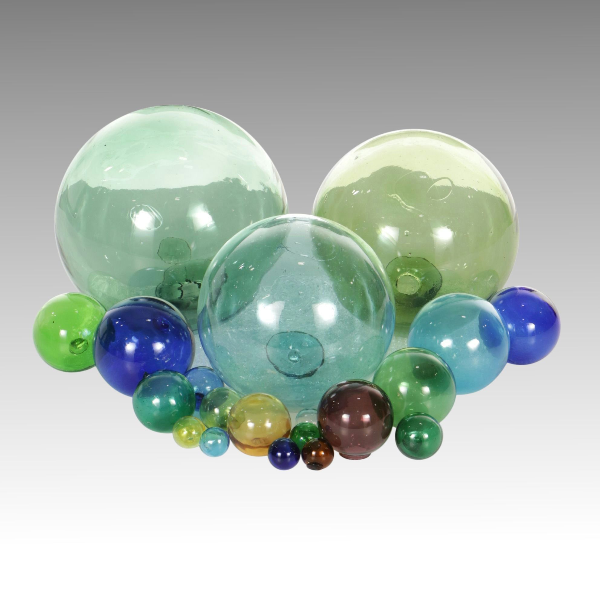 Blown Glass Buoy Collection