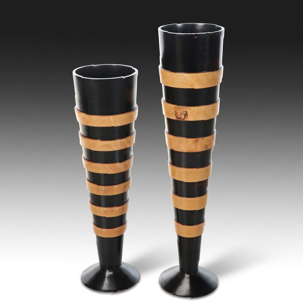 Contemporary Wooden Vases