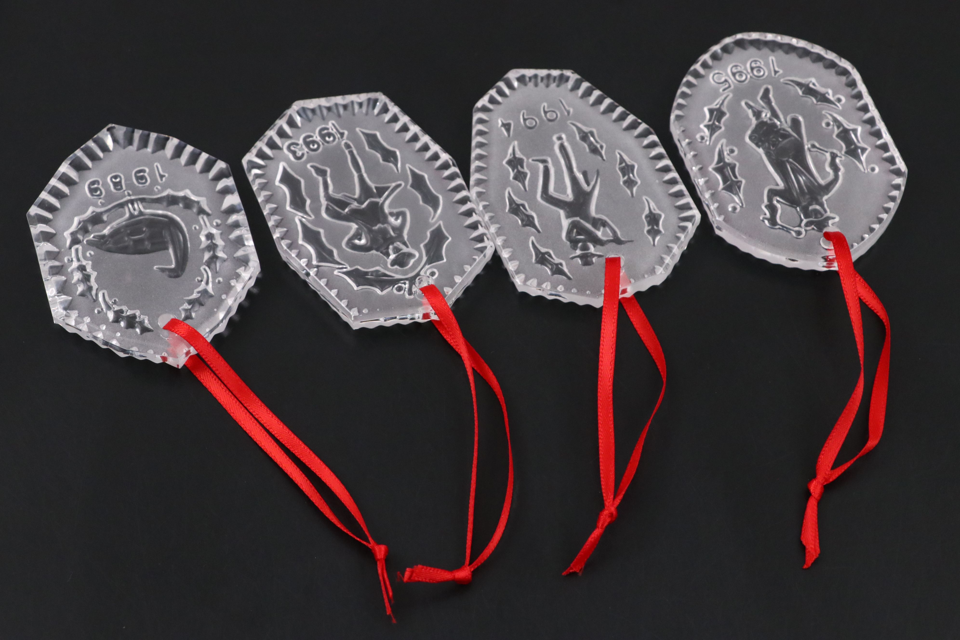 Waterford Crystal Christmas Ornaments, 1980s-1990s
