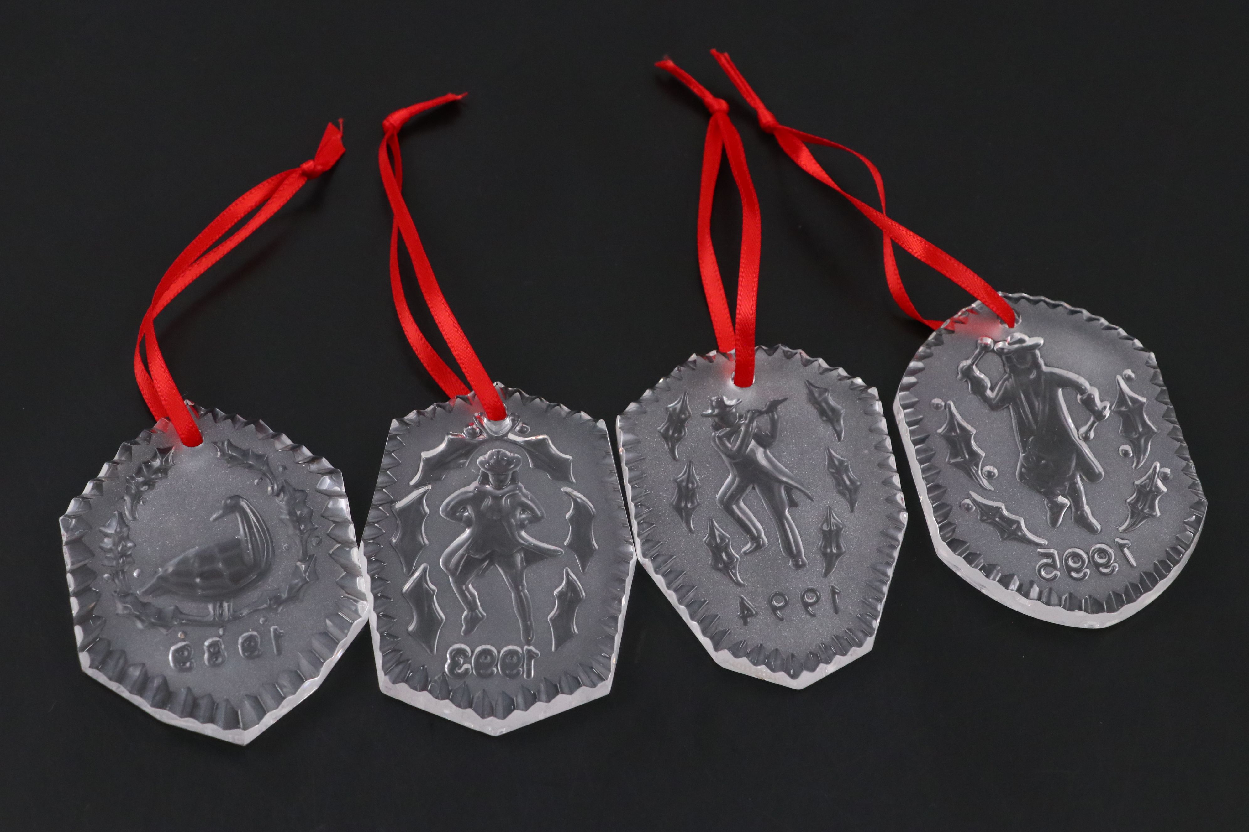 Waterford Crystal Christmas Ornaments, 1980s-1990s