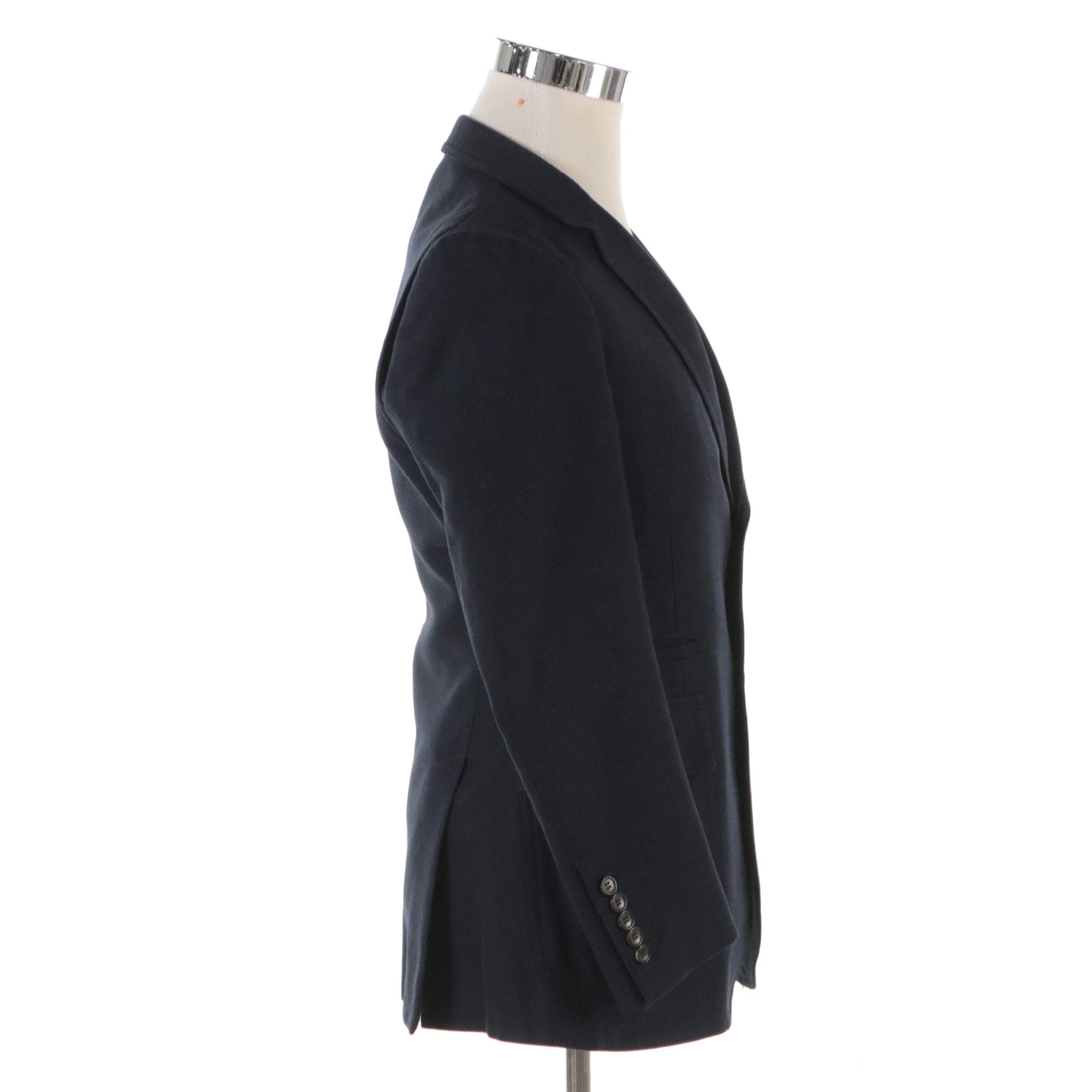 Men's Gucci Sport Coat in Navy Cotton Canvas
