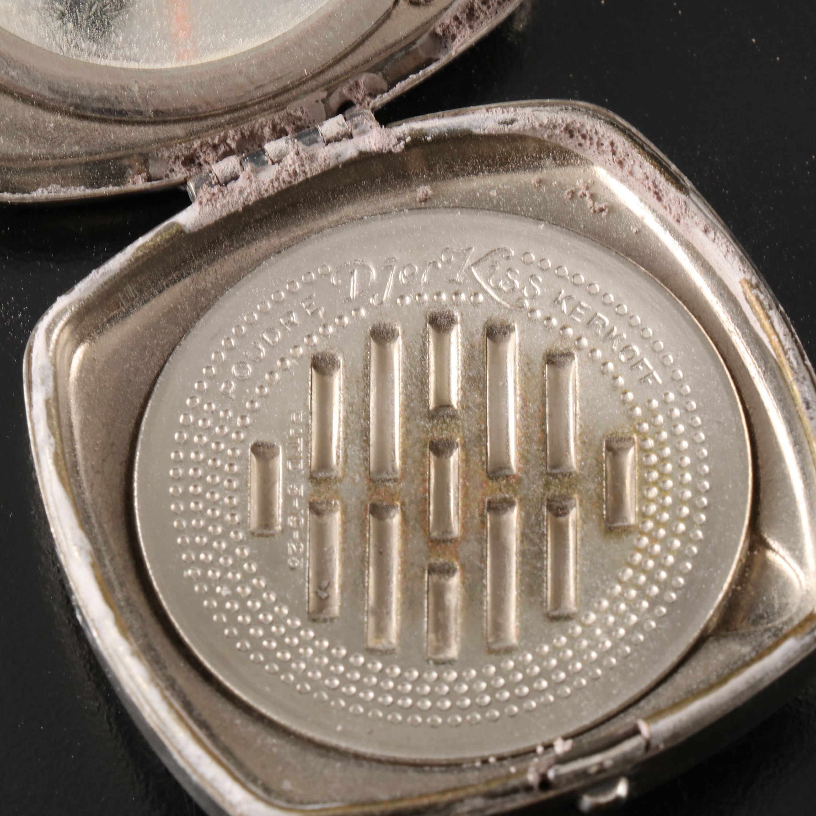 Djer-Kiss Fairy Embossed Sterling Silver Compact and Other Victorian Accessories