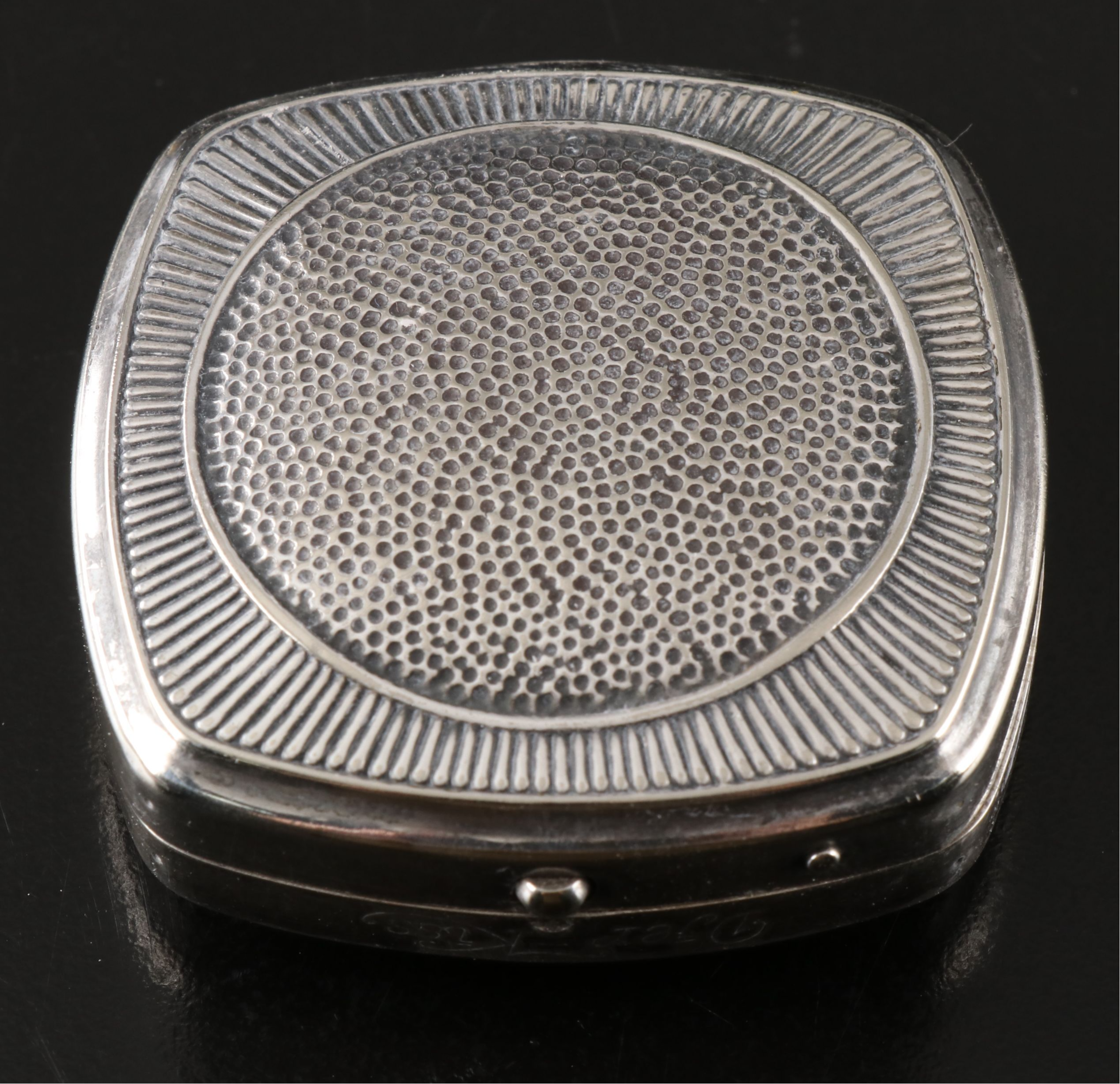 Djer-Kiss Fairy Embossed Sterling Silver Compact and Other Victorian Accessories