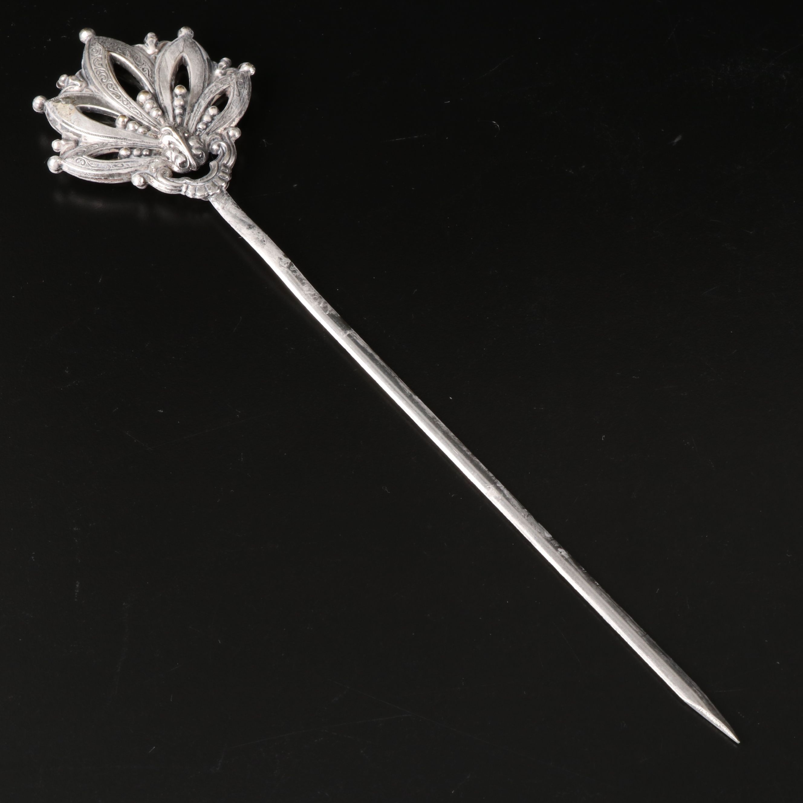 Djer-Kiss Fairy Embossed Sterling Silver Compact and Other Victorian Accessories