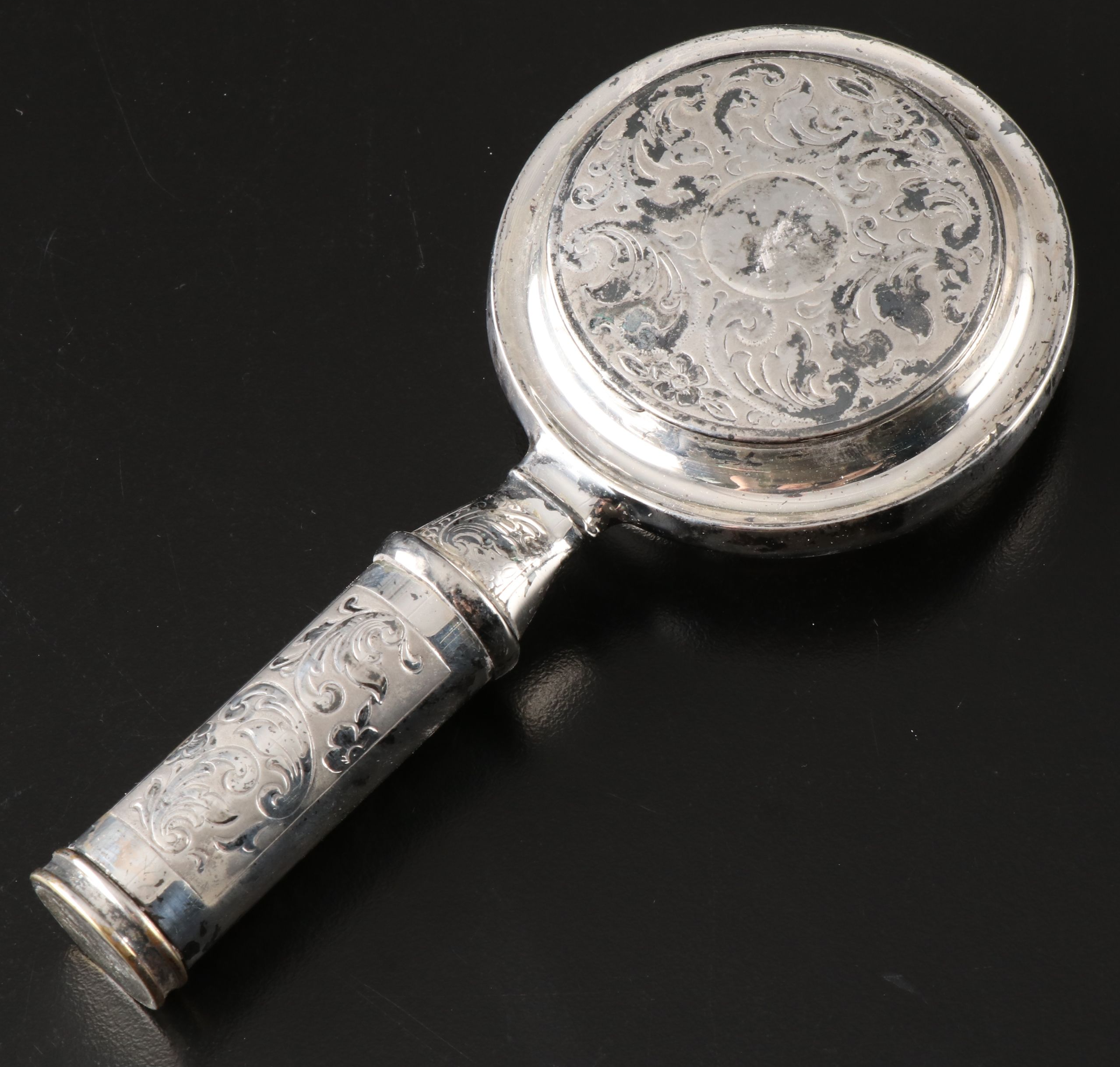 Djer-Kiss Fairy Embossed Sterling Silver Compact and Other Victorian Accessories