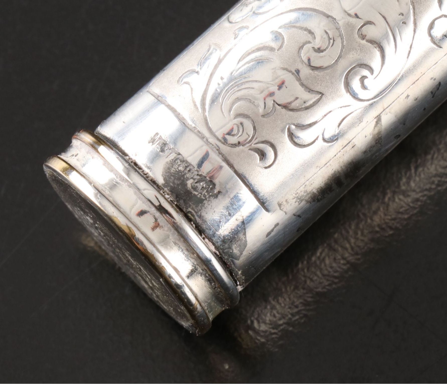 Djer-Kiss Fairy Embossed Sterling Silver Compact and Other Victorian Accessories