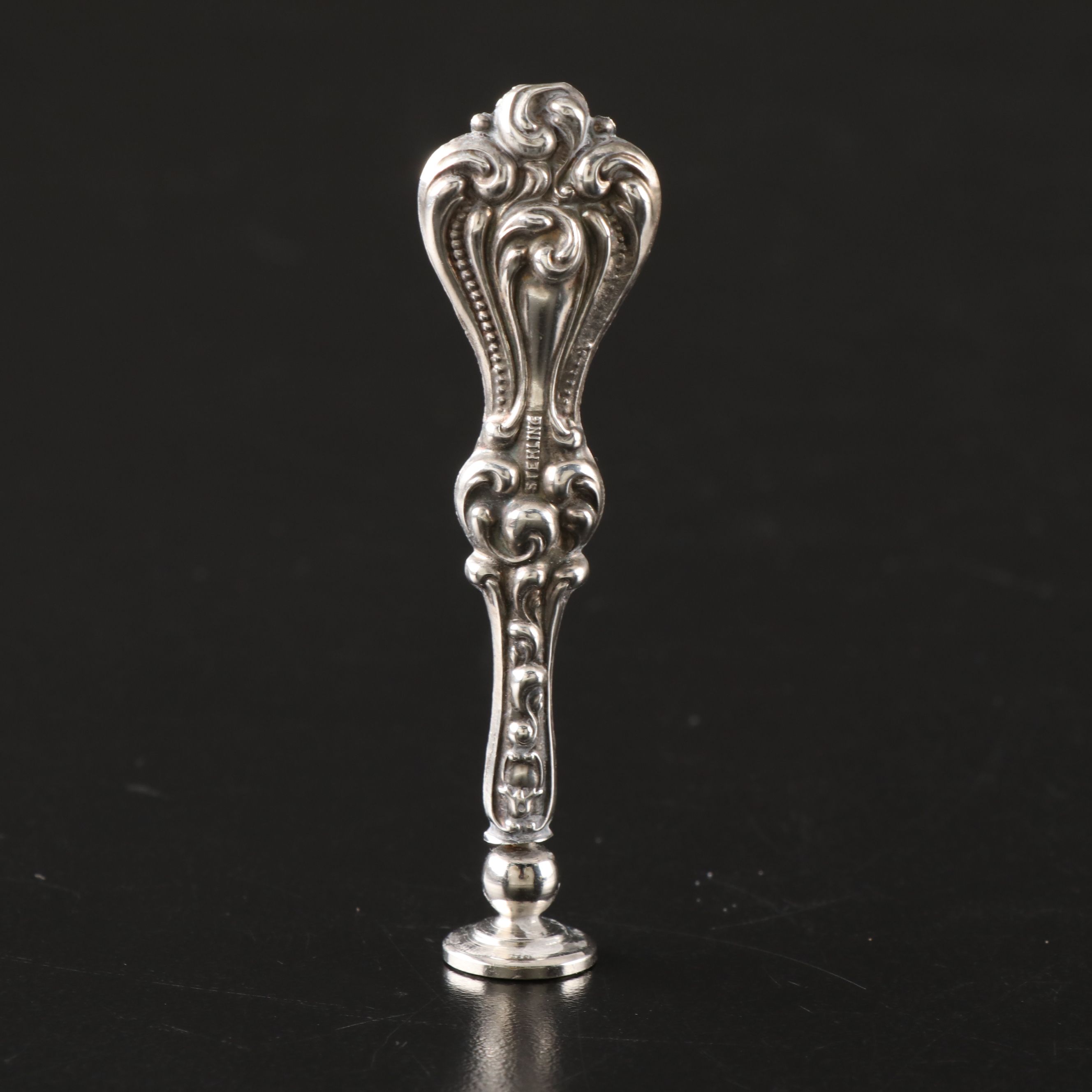 Djer-Kiss Fairy Embossed Sterling Silver Compact and Other Victorian Accessories