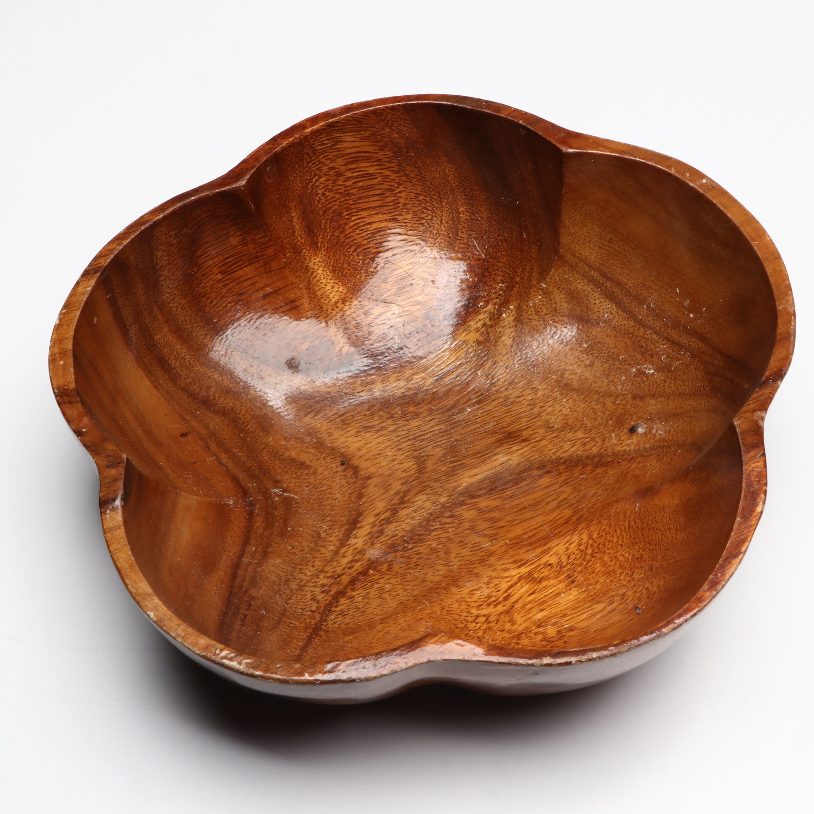 Carved Monkey Pod and Mango Wood Serving, Salad, and Other Bowls