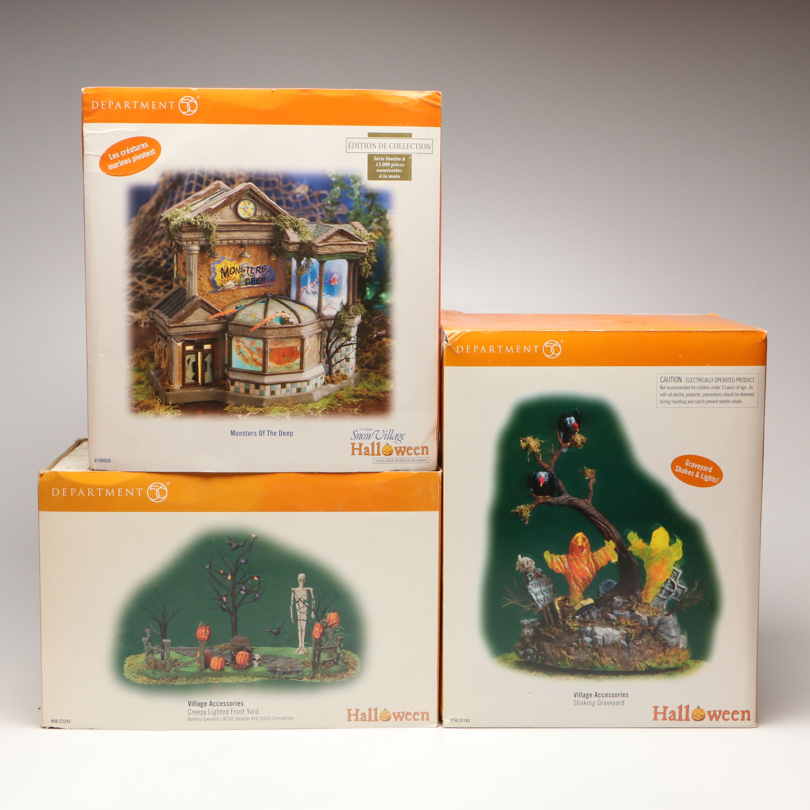 Department 56 Halloween Village Décor Featuring "Monsters Of The Deep"