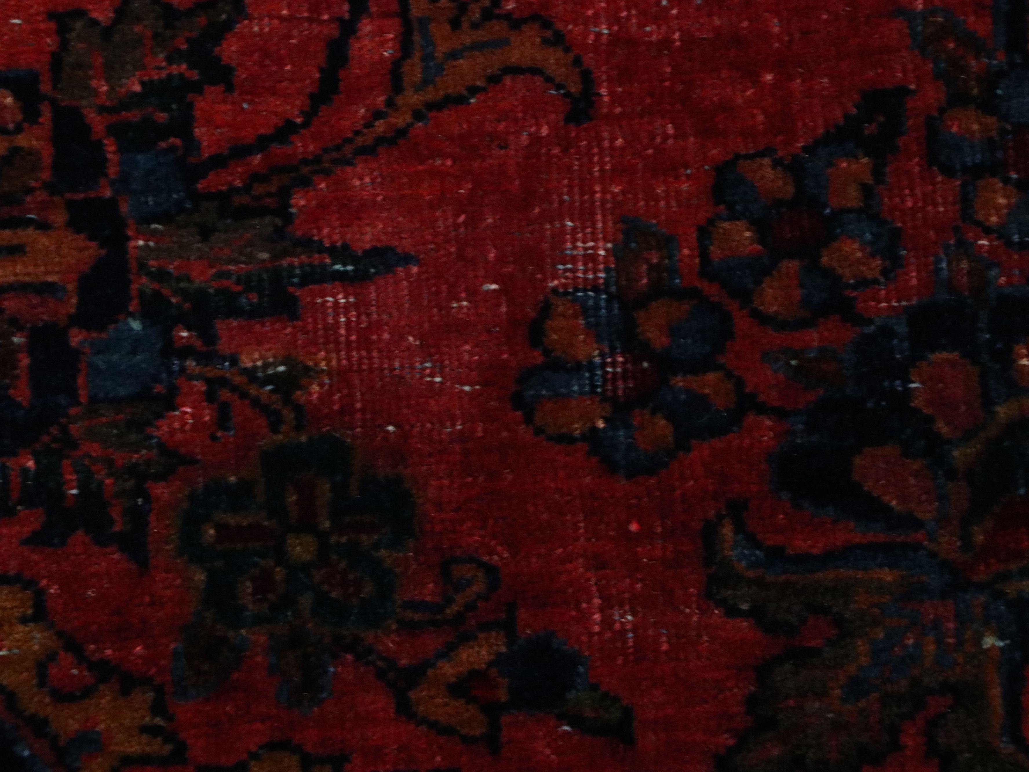 Antique 10'1 x 18'4 Hand-Knotted Persian Sarouk Room-Sized Rug