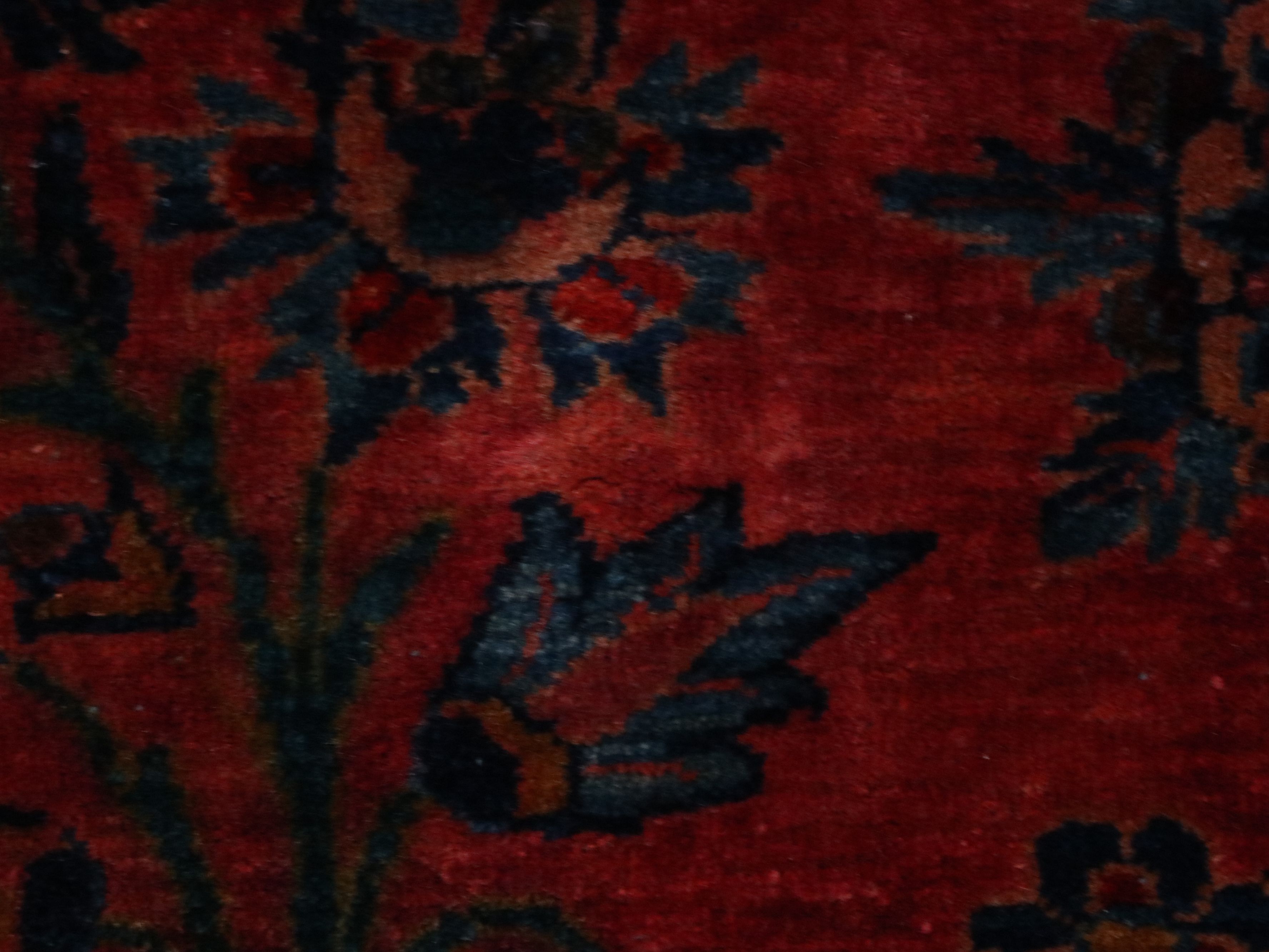 Antique 10'1 x 18'4 Hand-Knotted Persian Sarouk Room-Sized Rug