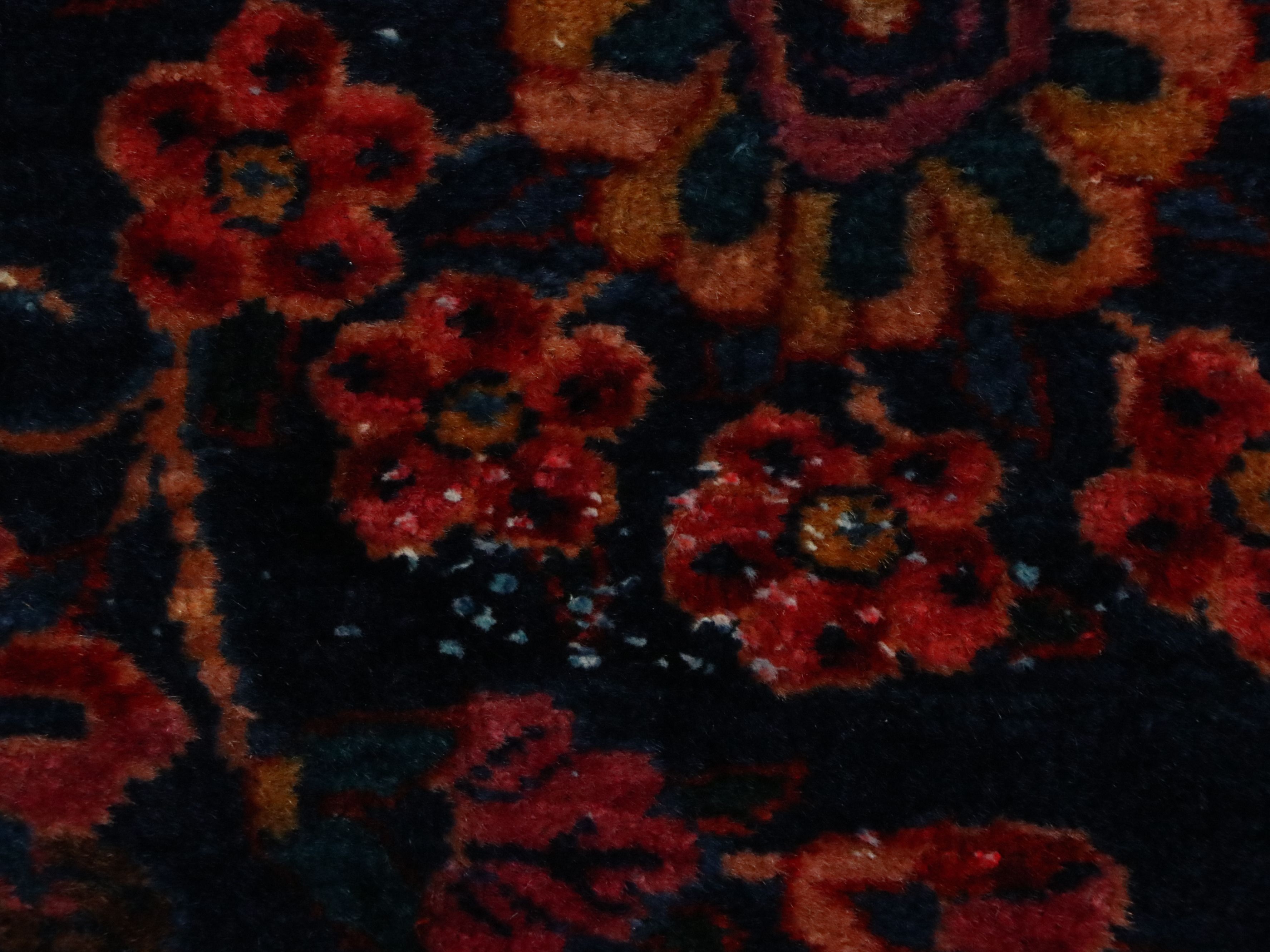 Antique 10'1 x 18'4 Hand-Knotted Persian Sarouk Room-Sized Rug