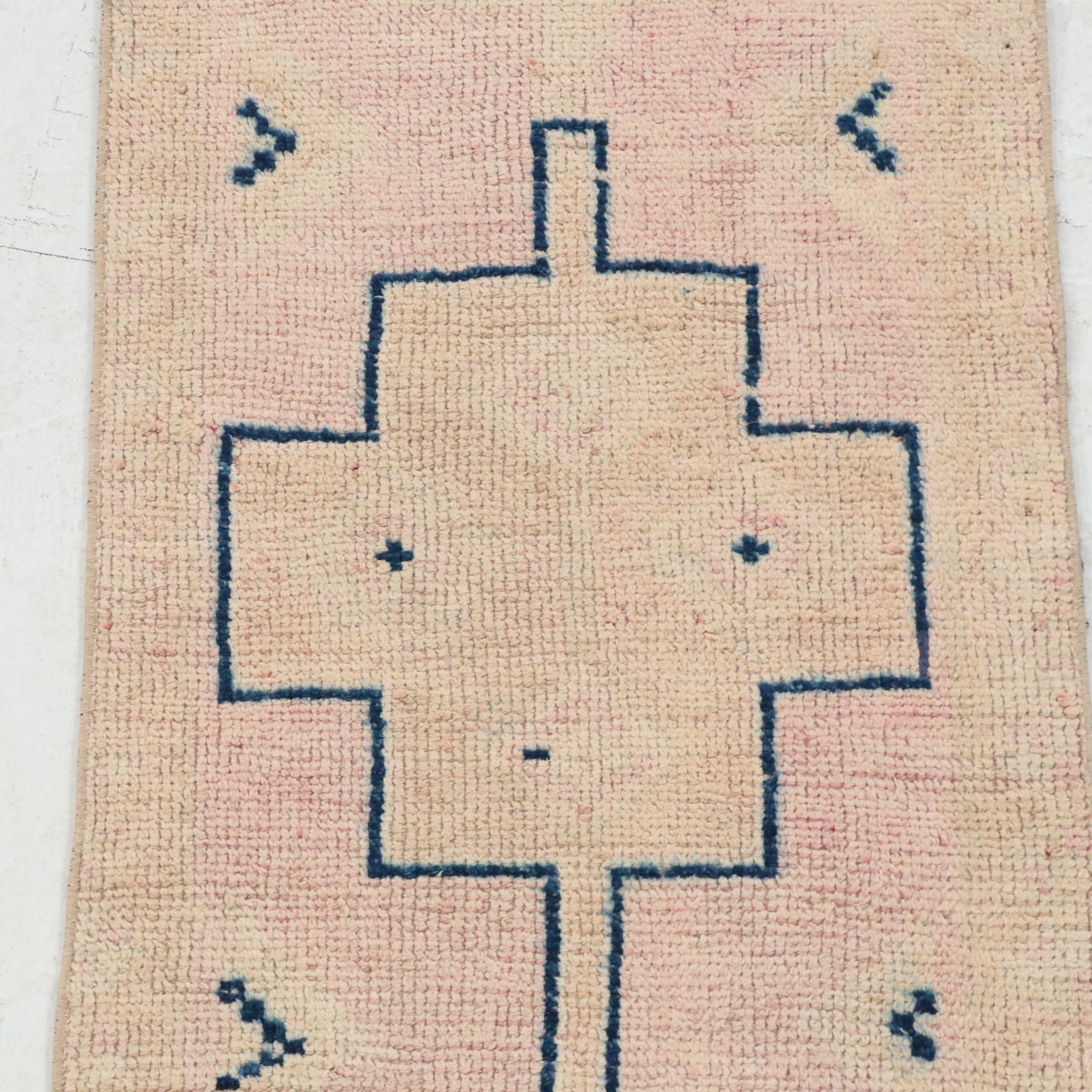2'2 x 7'11 Hand-Knotted Turkish Anatolian Carpet Runner